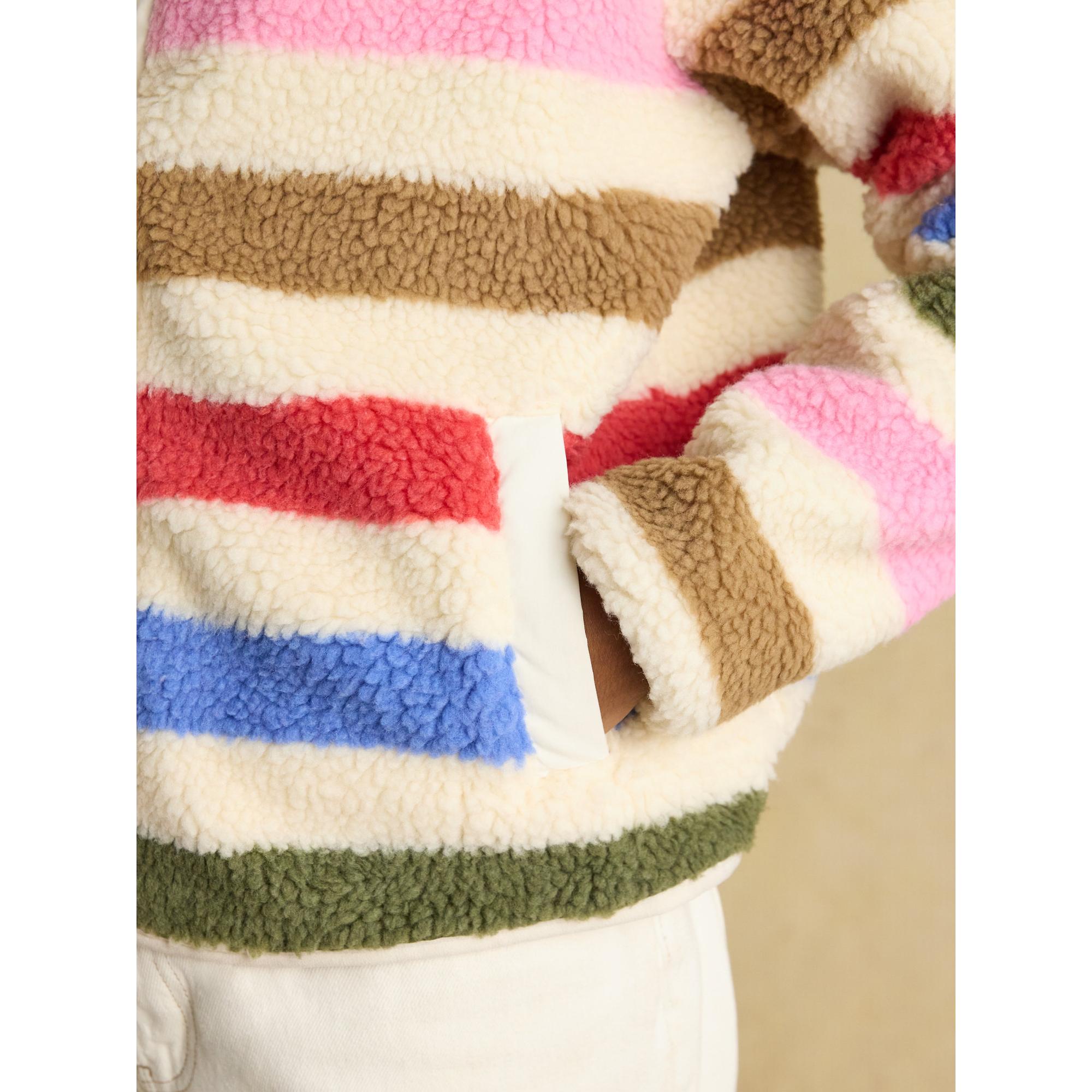 Product image 8 of 9 of Joules Women's Borg Fleece Jacket - Multi Bright