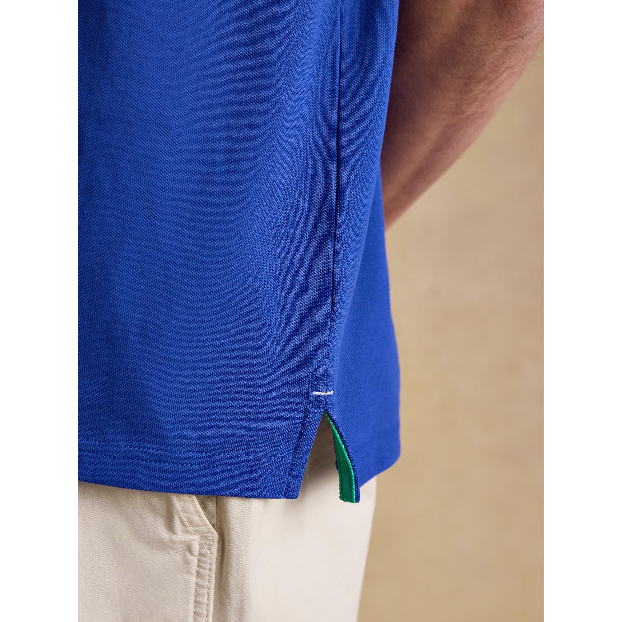 Product image 7 of 9 of Joules Men's Woody Cotton Pique Polo Shirt - Bright Blue
