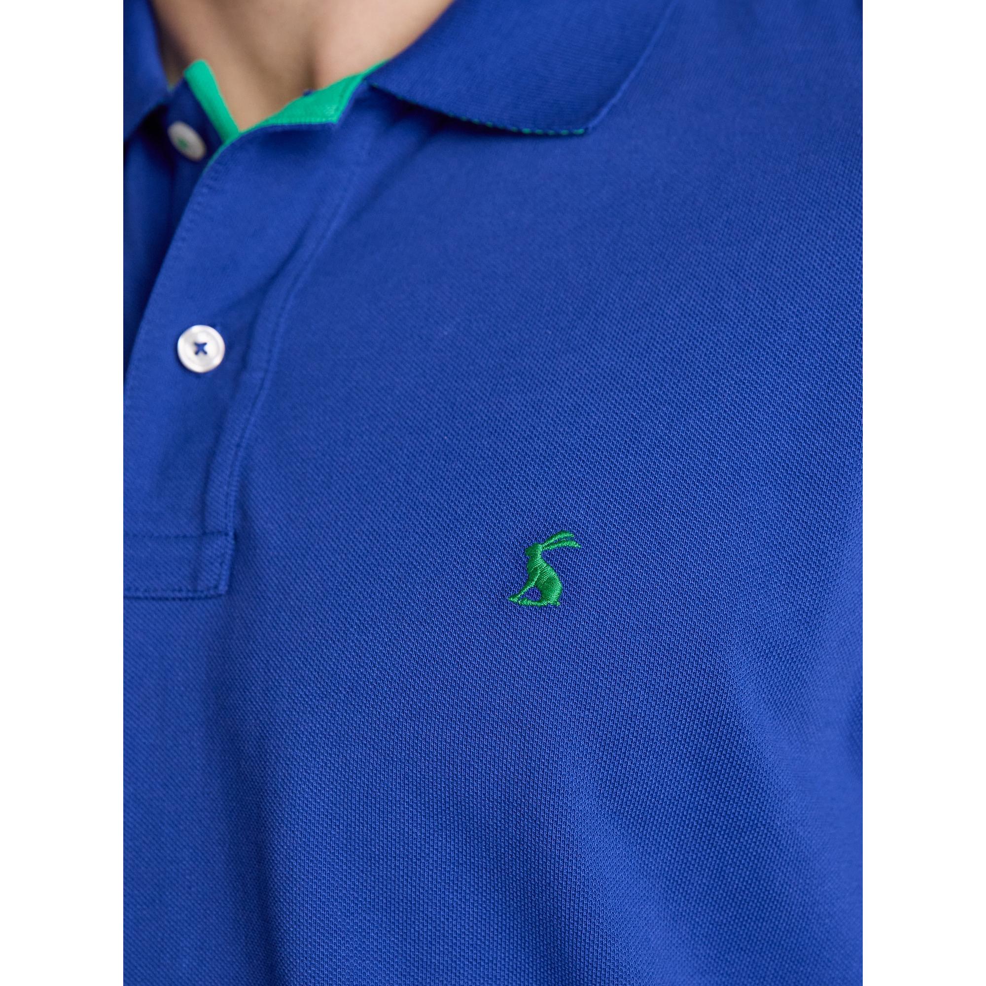 Product image 9 of 9 of Joules Men's Woody Cotton Pique Polo Shirt - Bright Blue