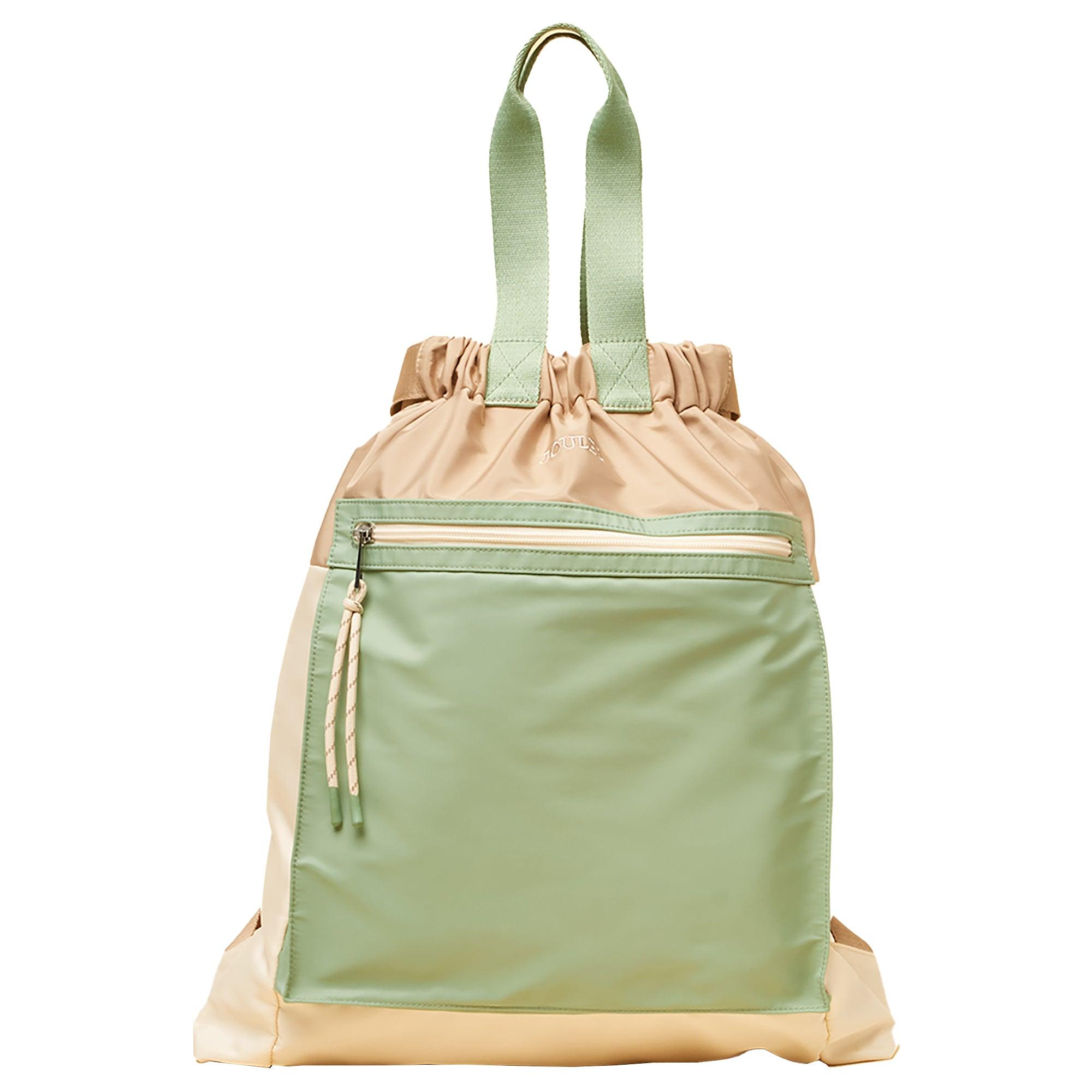 Product image 1 of 8 of Joules Women's Peplow Rucksack / Backpack - Green Ecru