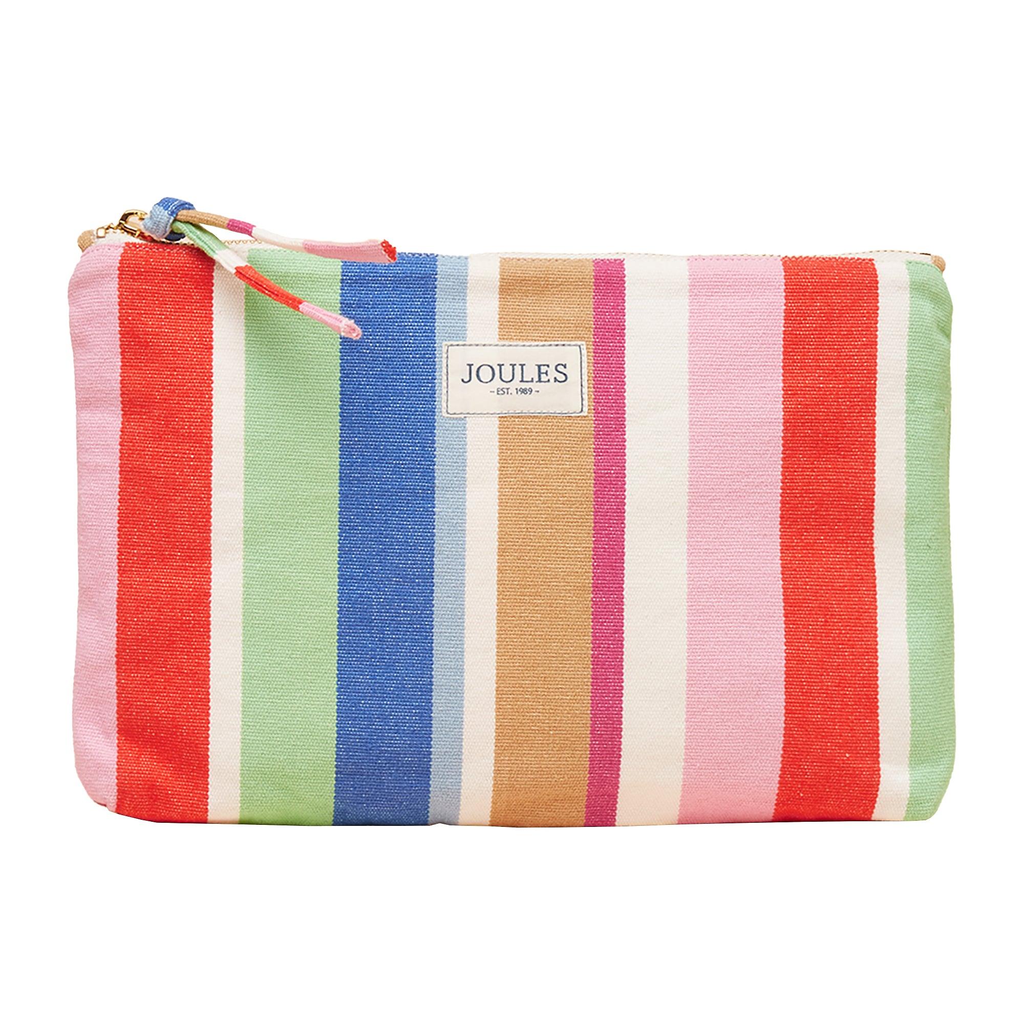 Product image 1 of 5 of Joules Women's Carrywell Zip Pouch - Multi Stripe