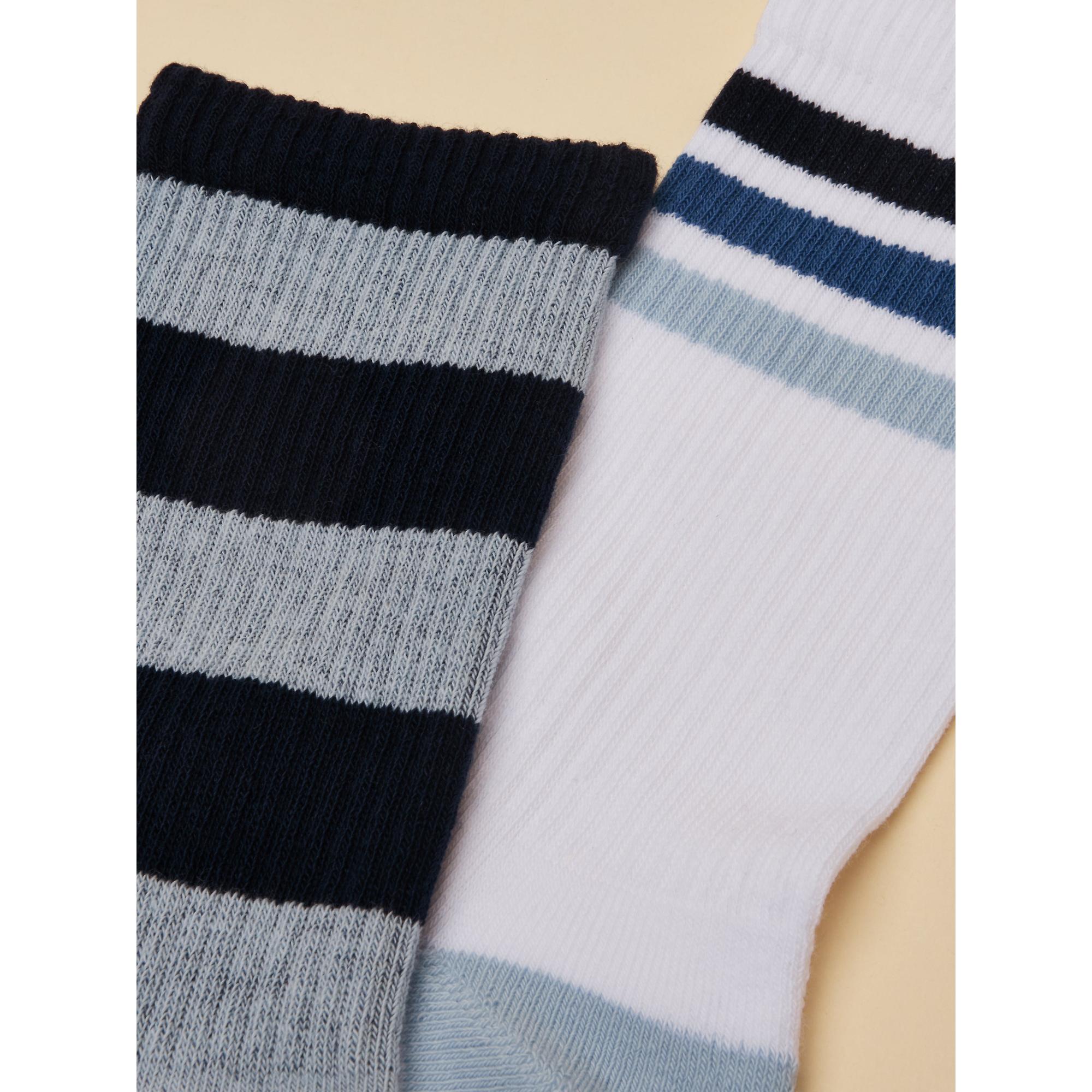 Product image 2 of 3 of Joules Men's Volley 2 Pack Socks UK 7-12 - Blue