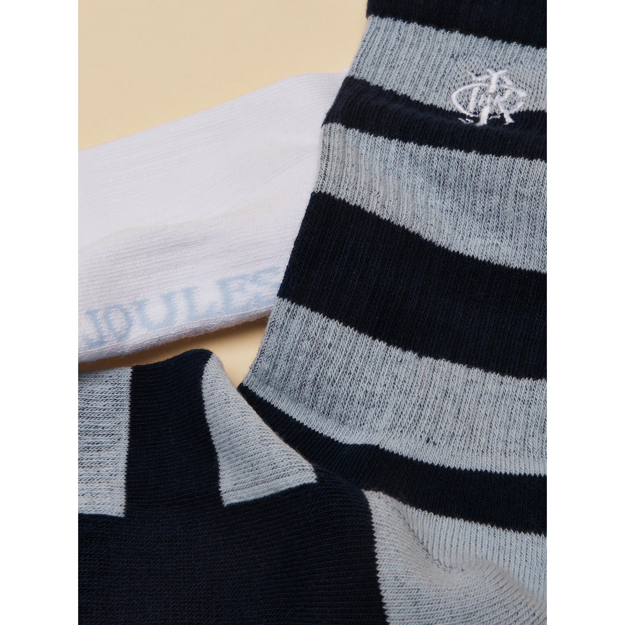 Product image 3 of 3 of Joules Men's Volley 2 Pack Socks UK 7-12 - Blue