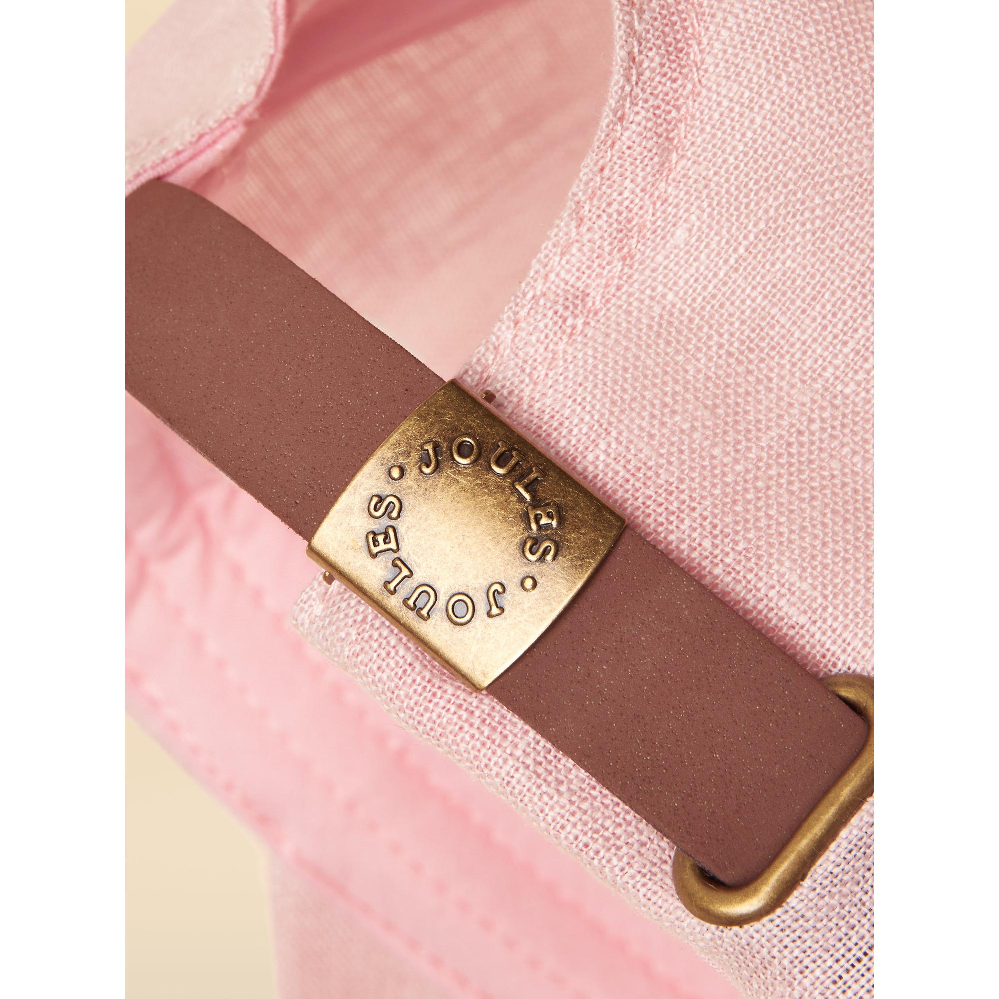 Product image 7 of 7 of Joules Women's Daley Linen Baseball Cap - Pink