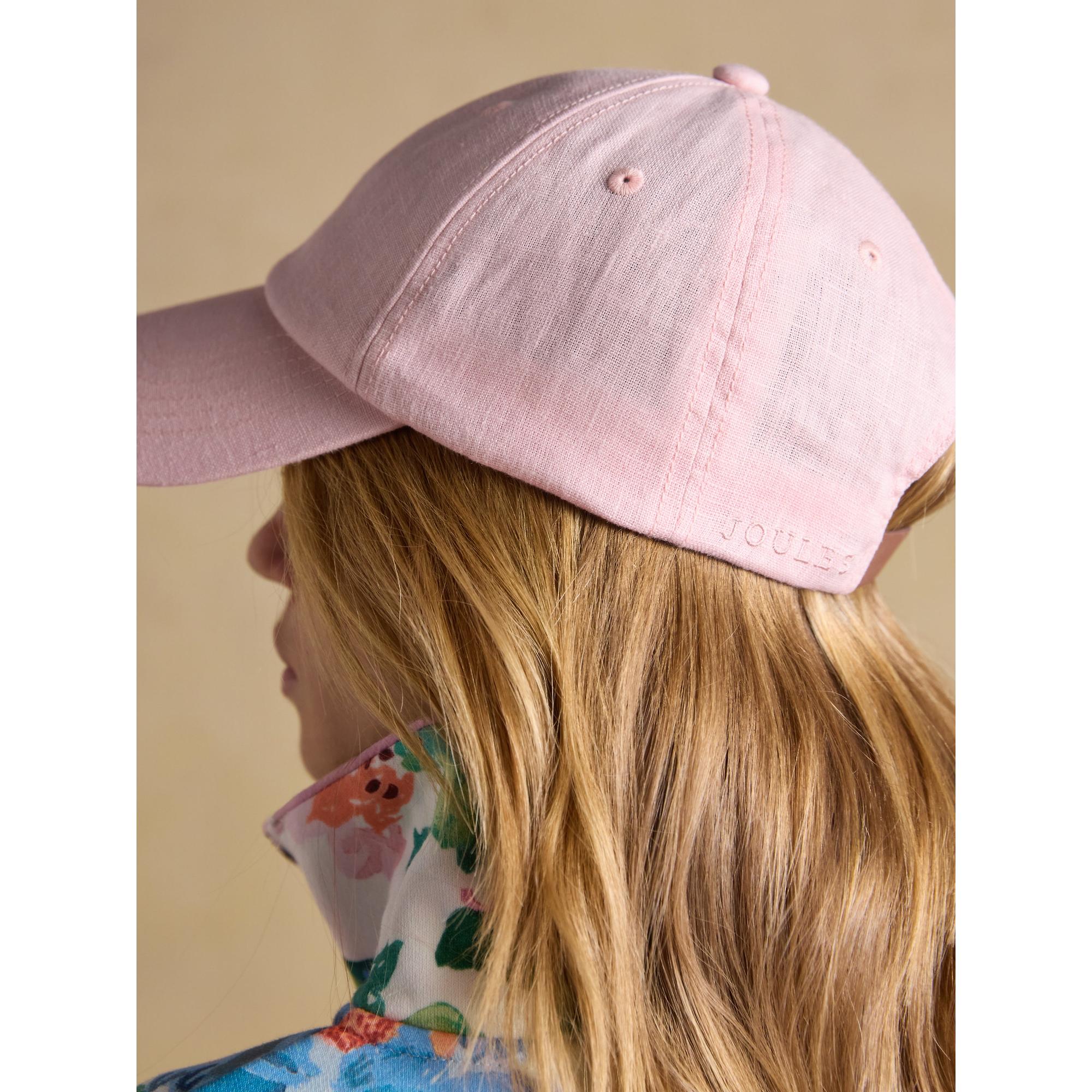 Product image 3 of 7 of Joules Women's Daley Linen Baseball Cap - Pink
