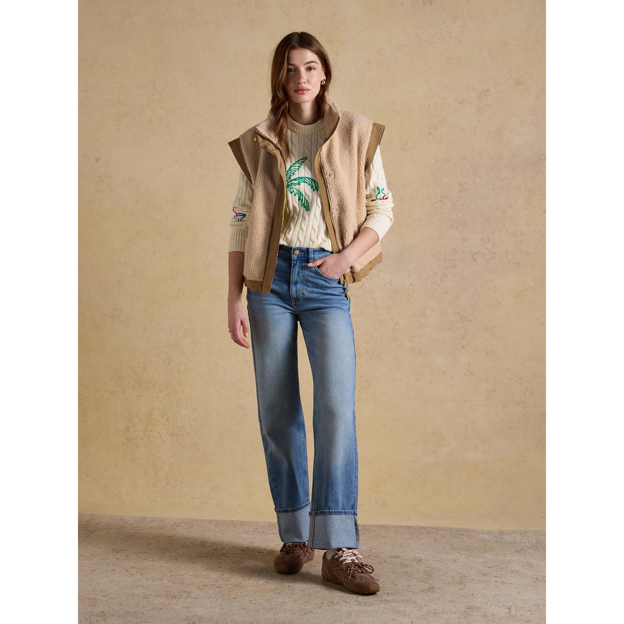 Product image 7 of 8 of Joules Women's Palm Tree Jumper - Cream