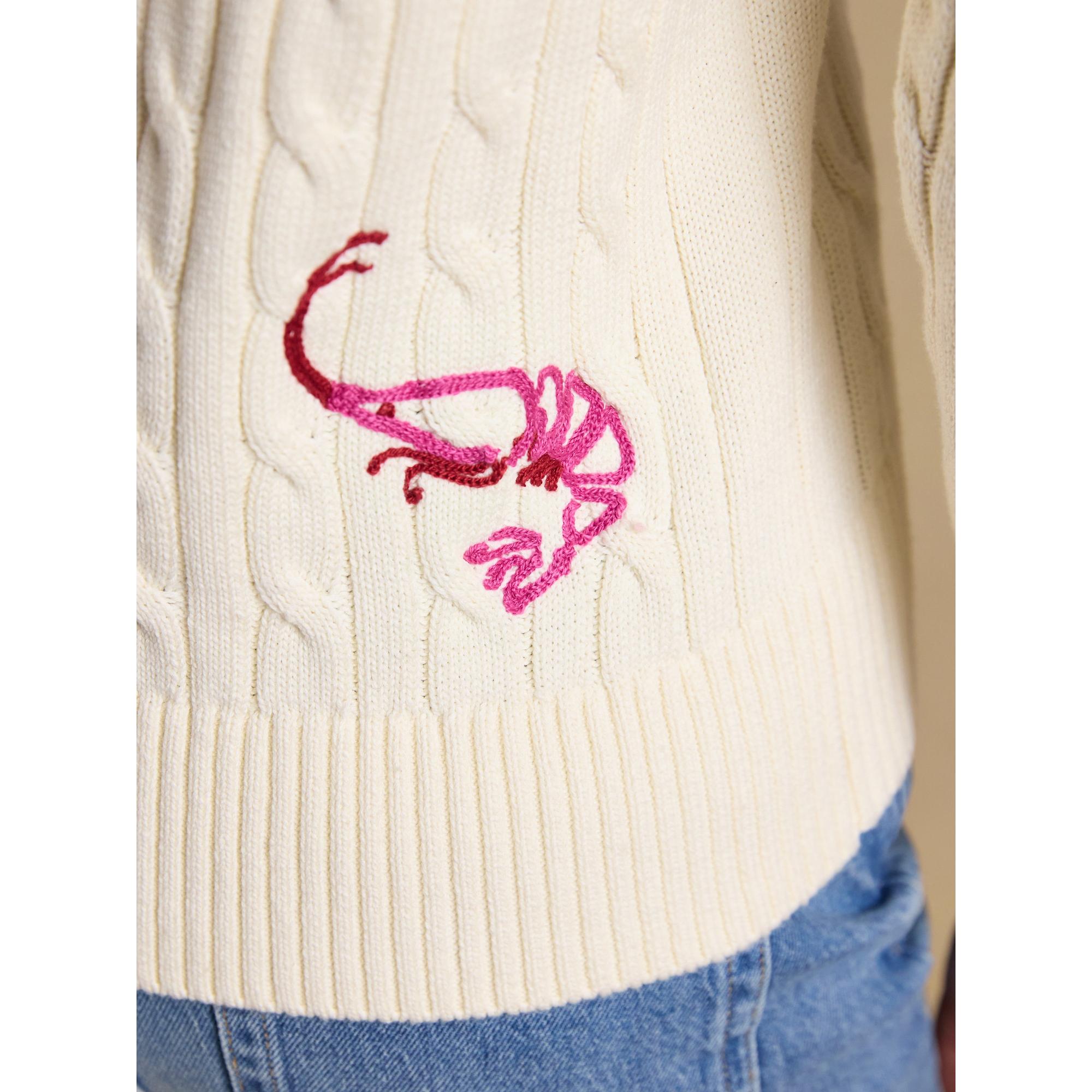Product image 8 of 8 of Joules Women's Palm Tree Jumper - Cream