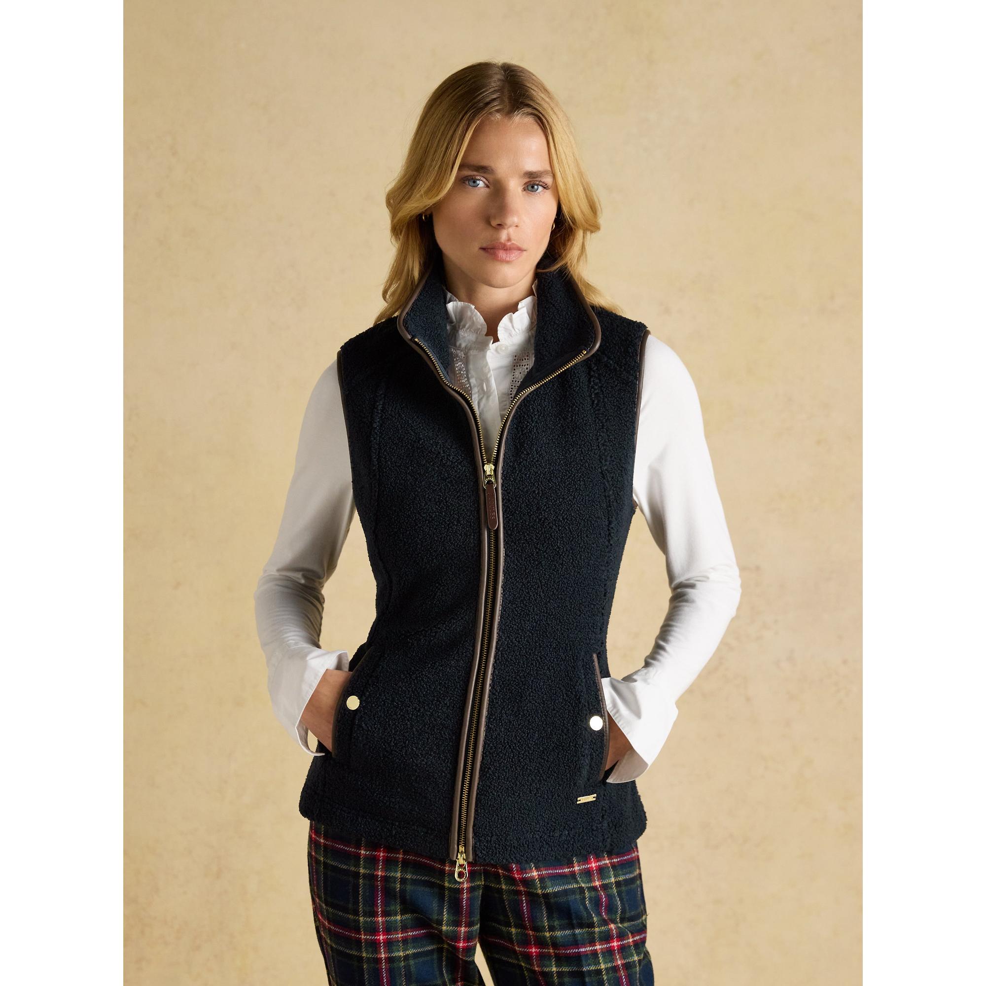 Product image 2 of 11 of Joules Women's Borg Heritage Fleece Gilet - Navy