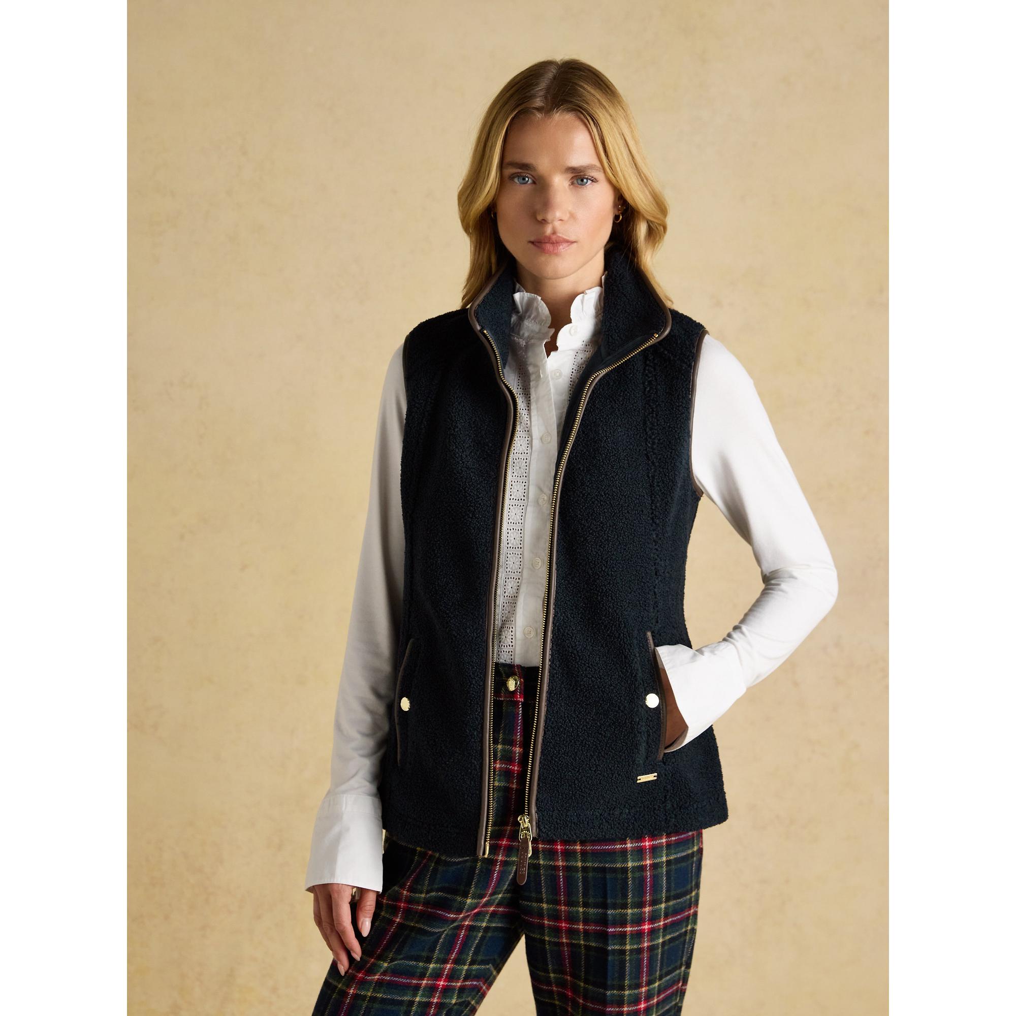 Product image 6 of 11 of Joules Women's Borg Heritage Fleece Gilet - Navy