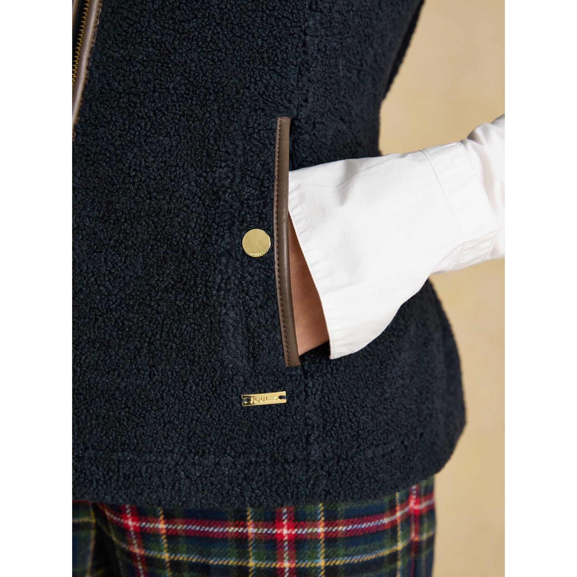 Product image 7 of 11 of Joules Women's Borg Heritage Fleece Gilet - Navy