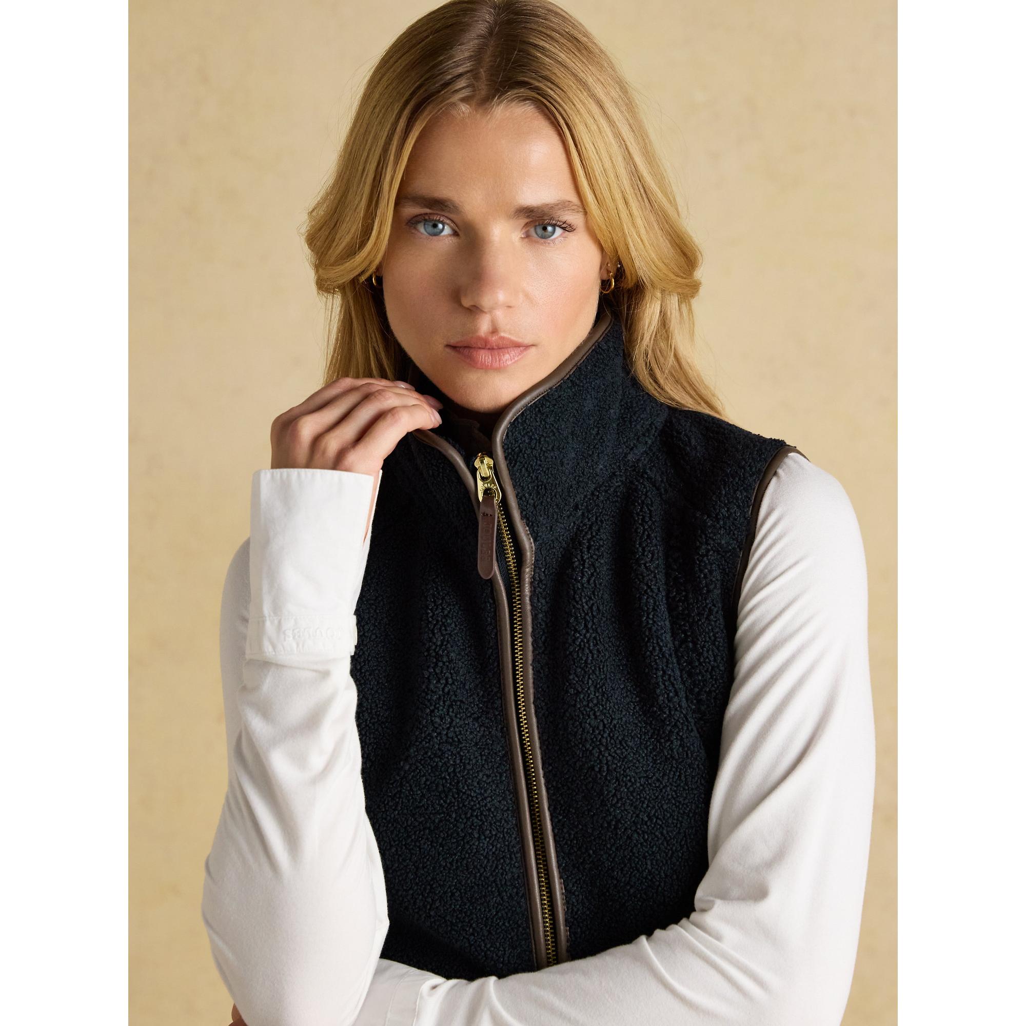 Product image 8 of 11 of Joules Women's Borg Heritage Fleece Gilet - Navy