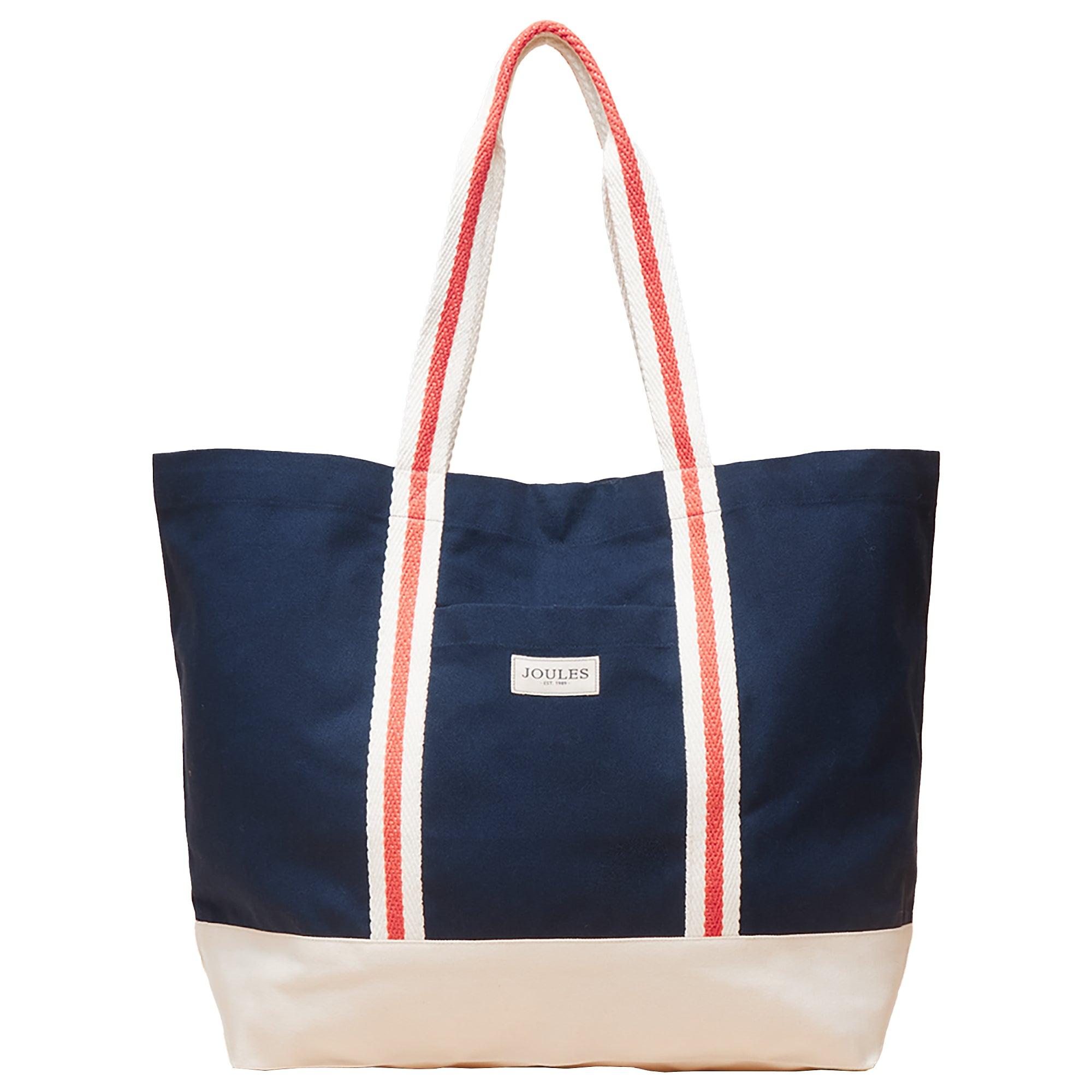 Product image 1 of 9 of Joules Women's Promenade Canvas Tote Bag - Navy