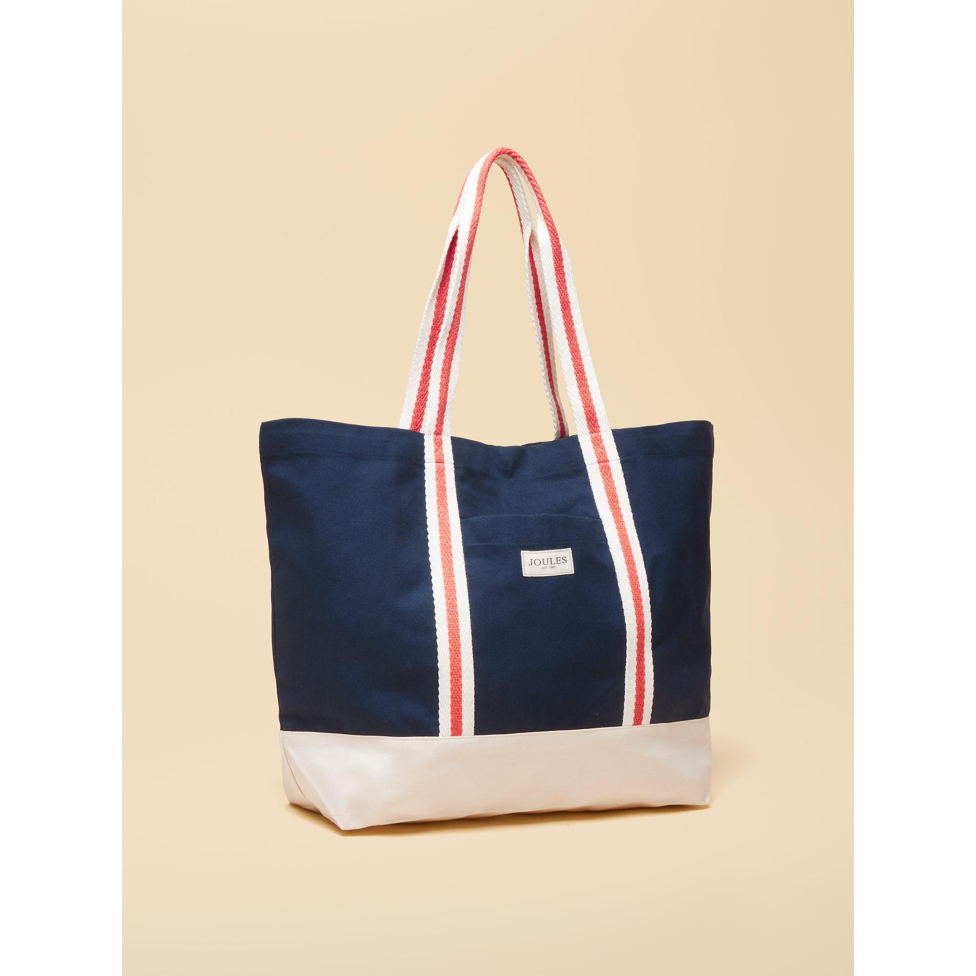 Product image 6 of 9 of Joules Women's Promenade Canvas Tote Bag - Navy