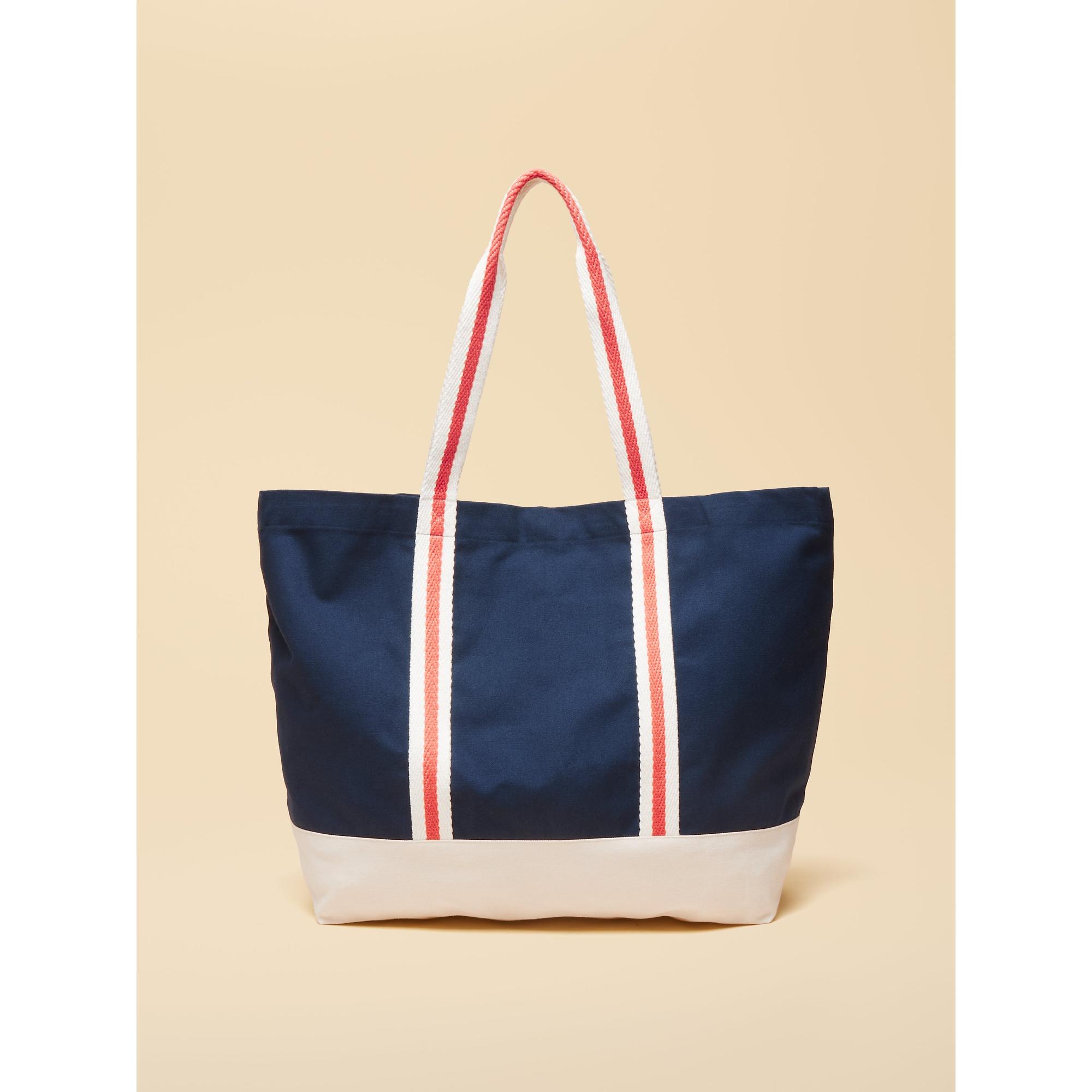 Product image 7 of 9 of Joules Women's Promenade Canvas Tote Bag - Navy