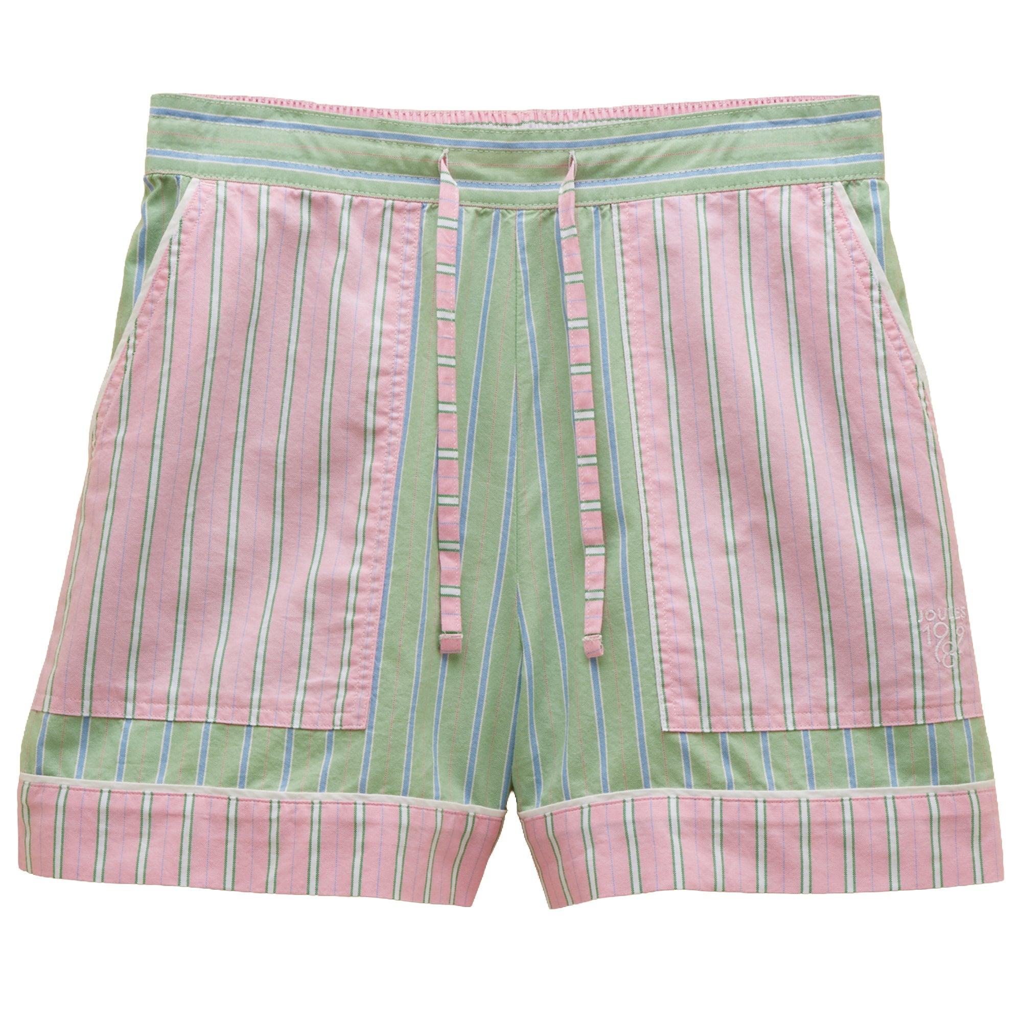 Product image 1 of 7 of Joules Women's Annie Shorts - Green Pink Stripe