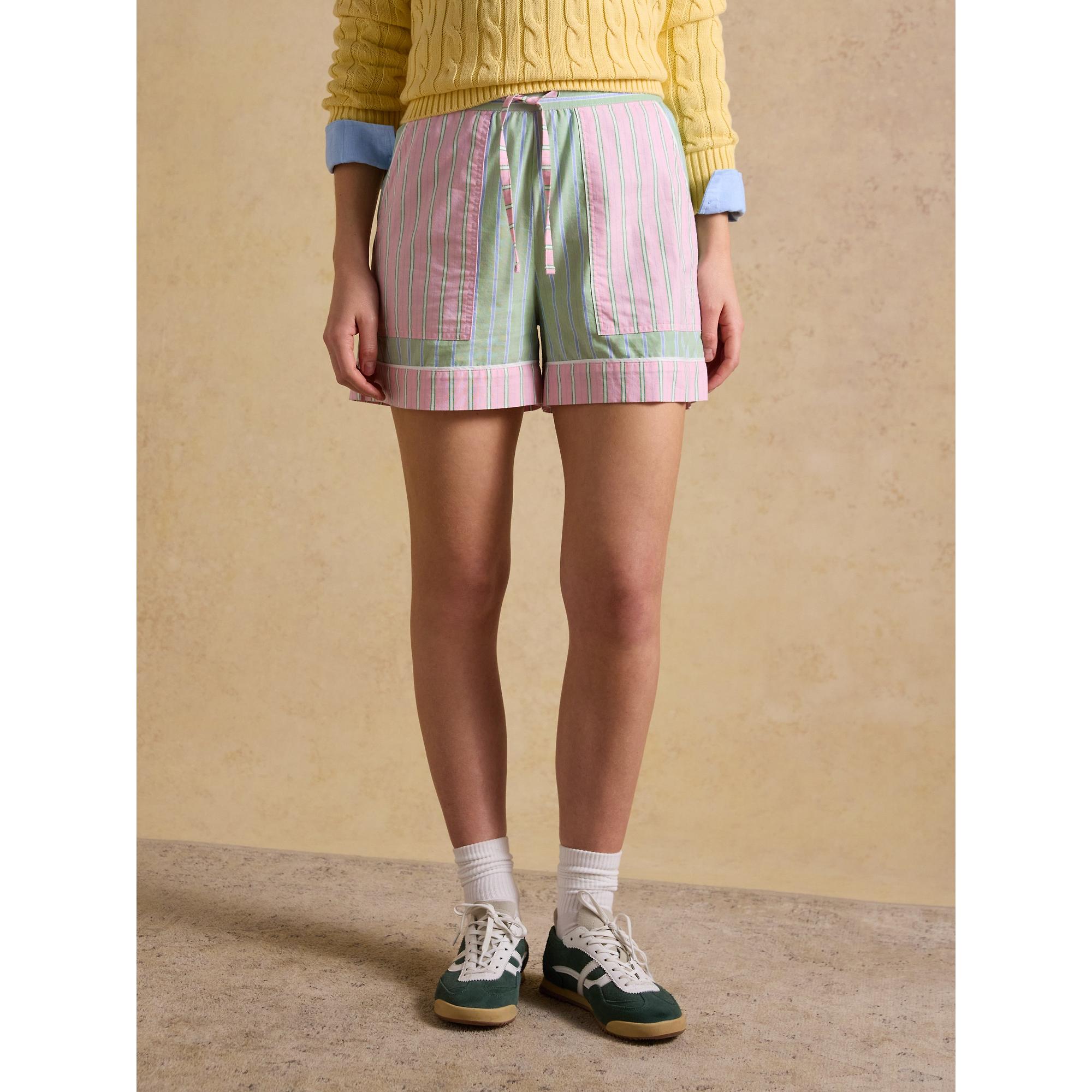 Product image 2 of 7 of Joules Women's Annie Shorts - Green Pink Stripe