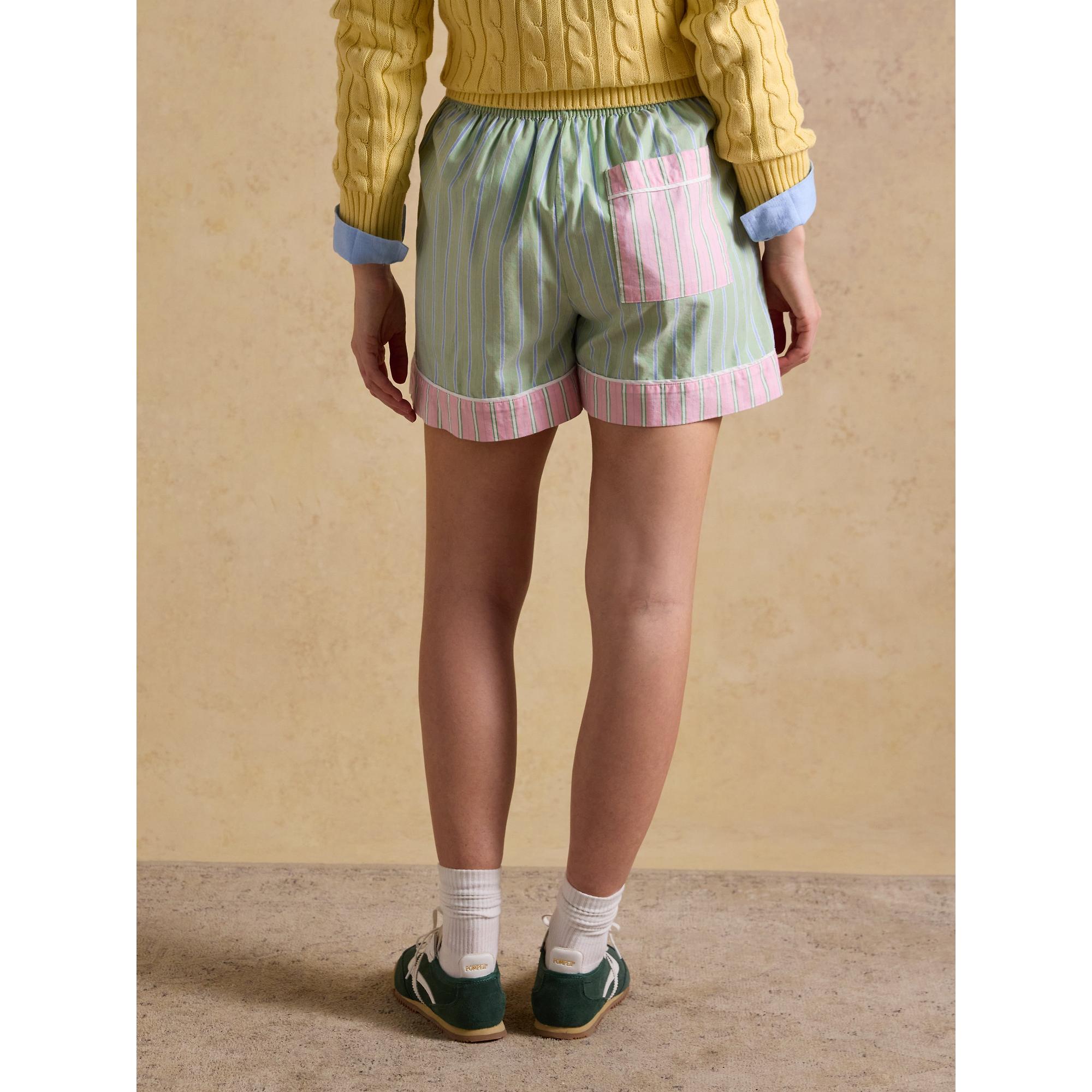 Product image 3 of 7 of Joules Women's Annie Shorts - Green Pink Stripe