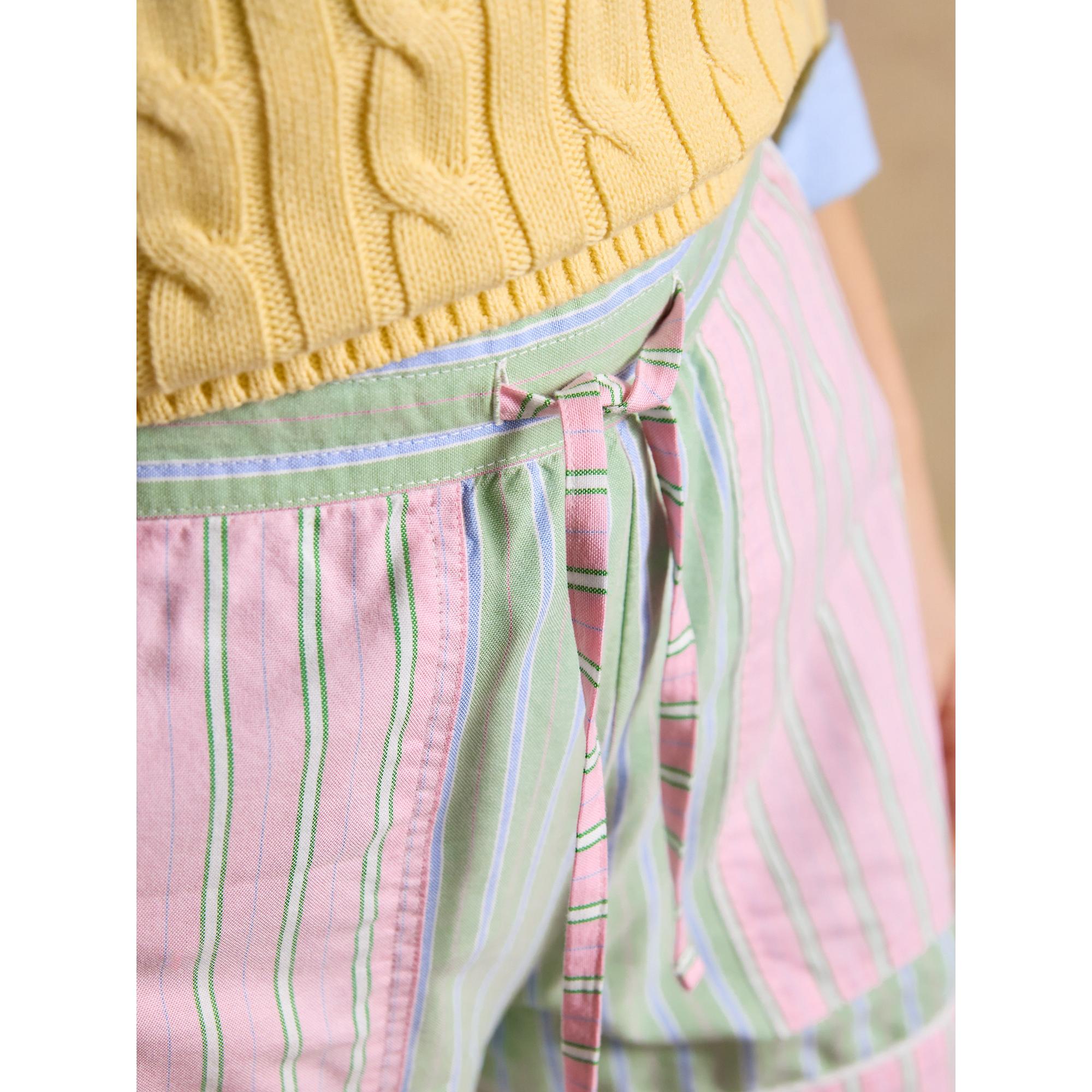 Product image 5 of 7 of Joules Women's Annie Shorts - Green Pink Stripe