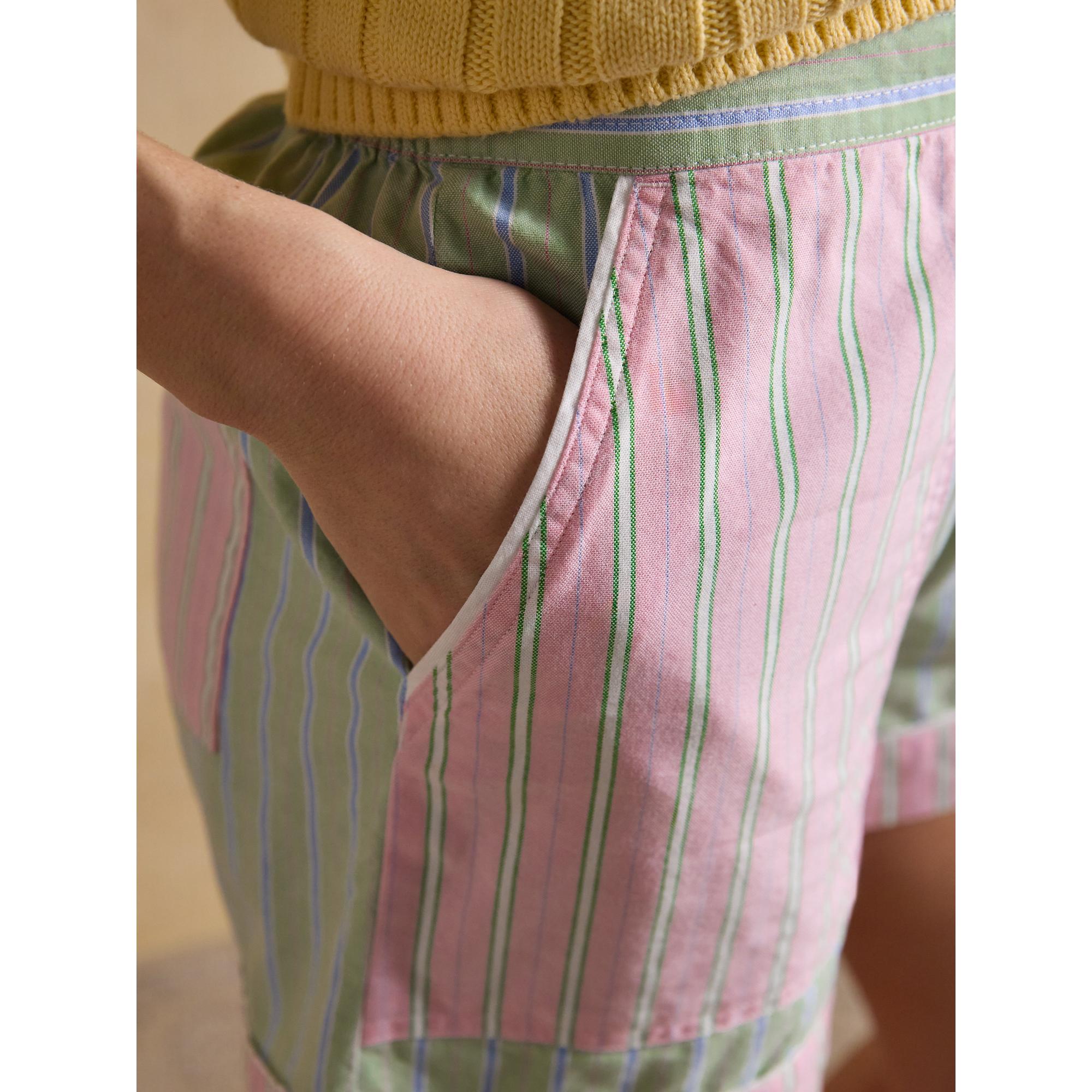 Product image 6 of 7 of Joules Women's Annie Shorts - Green Pink Stripe