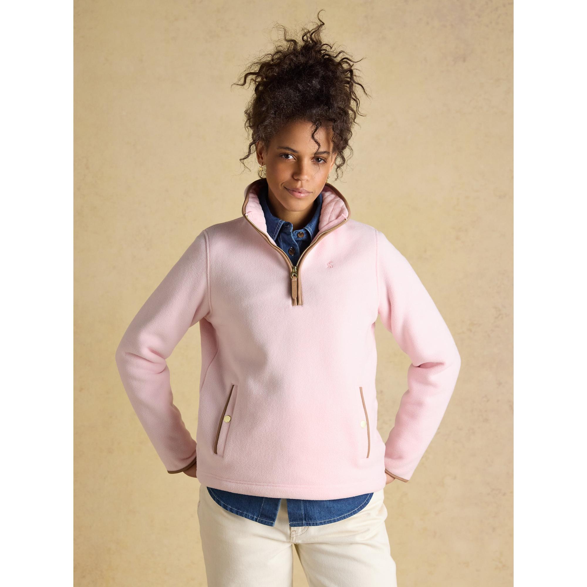 Product image 2 of 7 of Joules Women's Heritage Quarter Zip Fleece - Light Pink