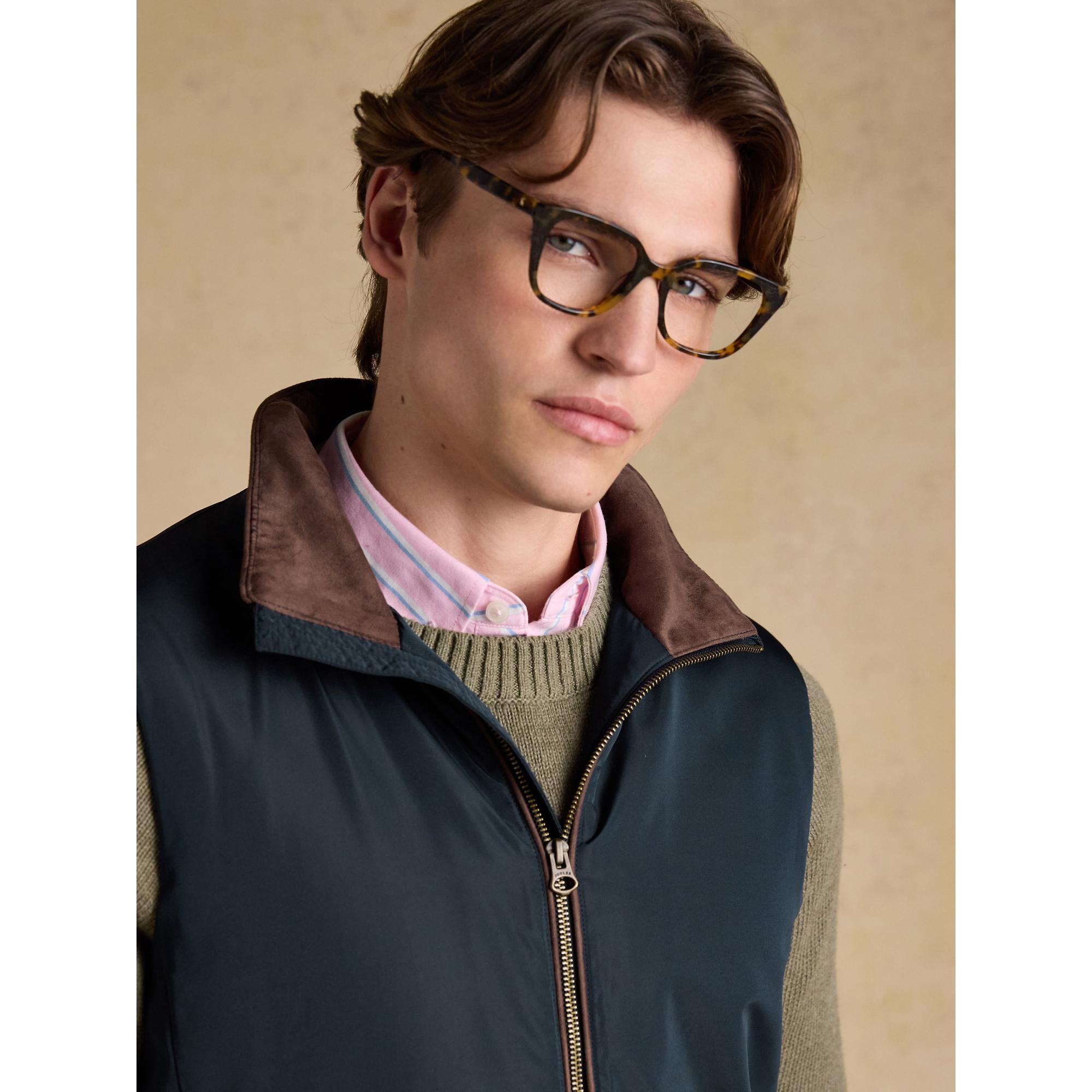 Product image 8 of 11 of Joules Men's Farnham Padded Fleece Lined Gilet - Navy Blue