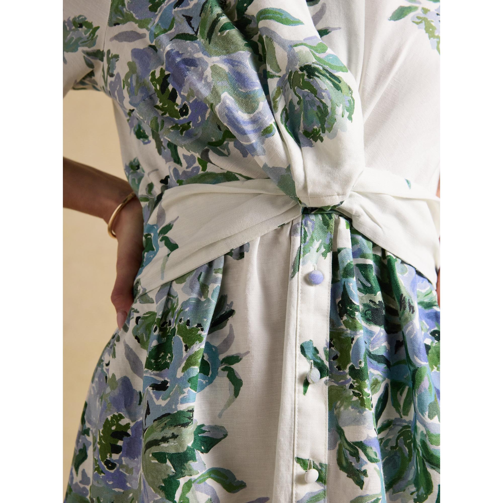 Product image 7 of 8 of Joules Women's Marina Knot Dress - White Blue