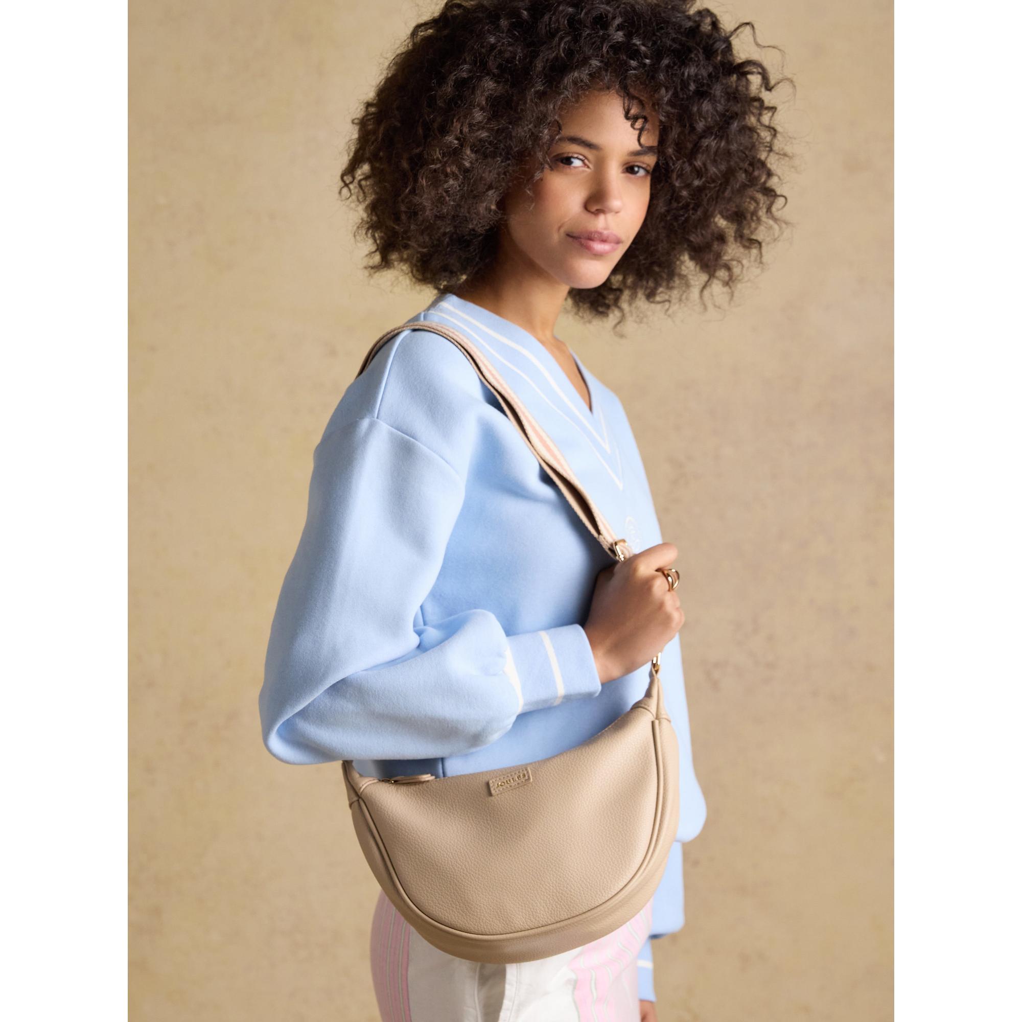 Product image 2 of 8 of Joules Women's Jade Half Moon Adjustable Cross Body Bag - Neutral