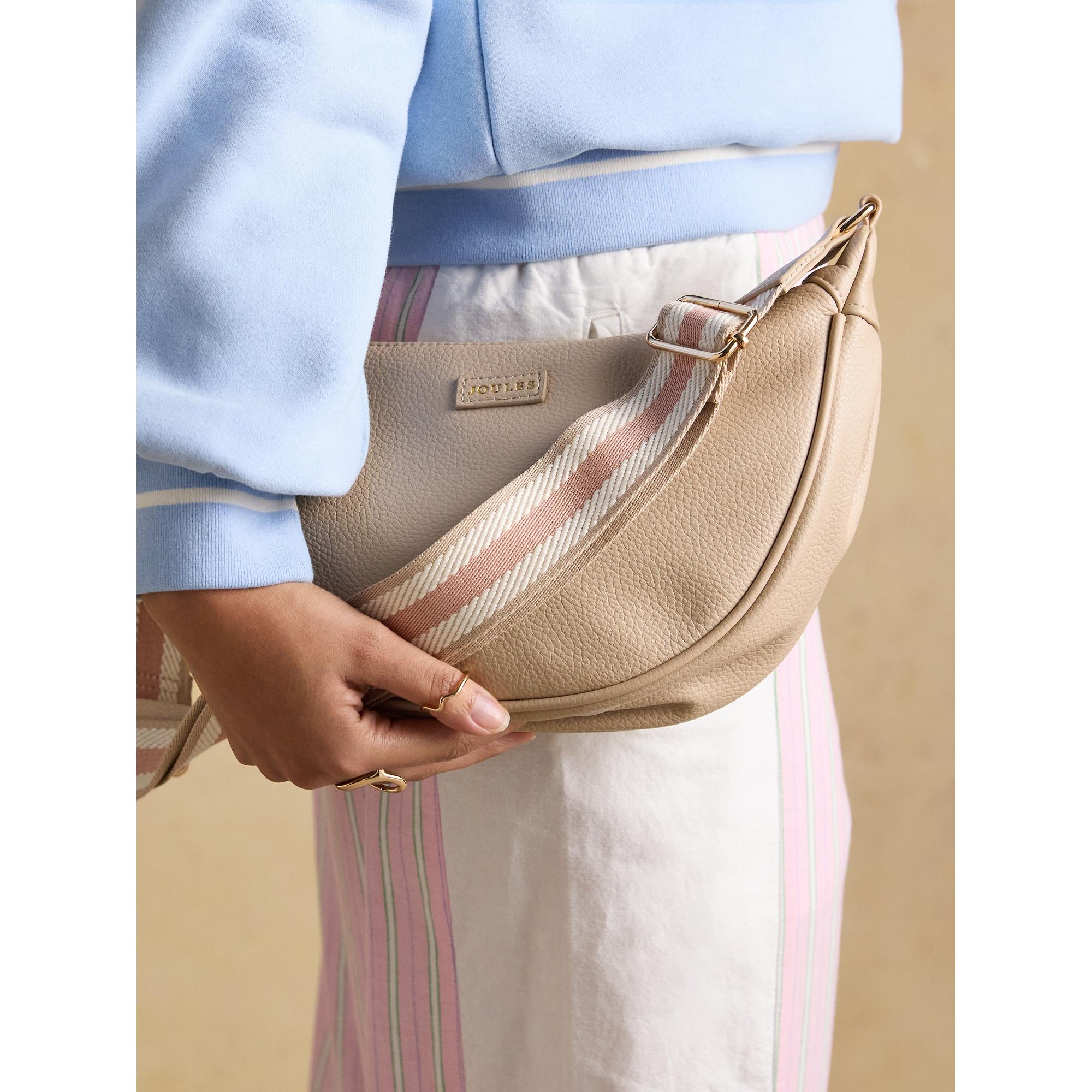Product image 3 of 8 of Joules Women's Jade Half Moon Adjustable Cross Body Bag - Neutral