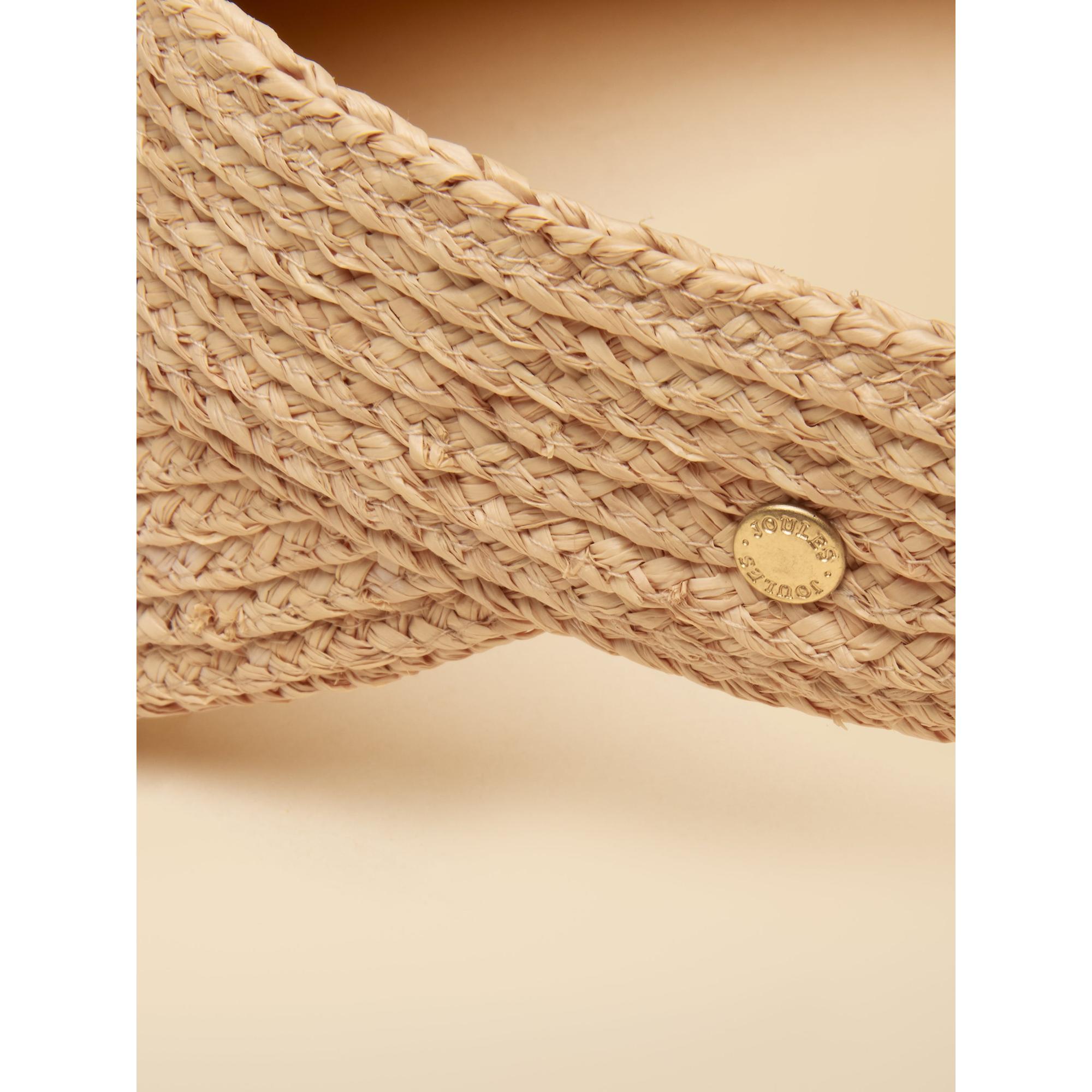 Product image 6 of 7 of Joules Women's Sunray Straw Visor - Natural