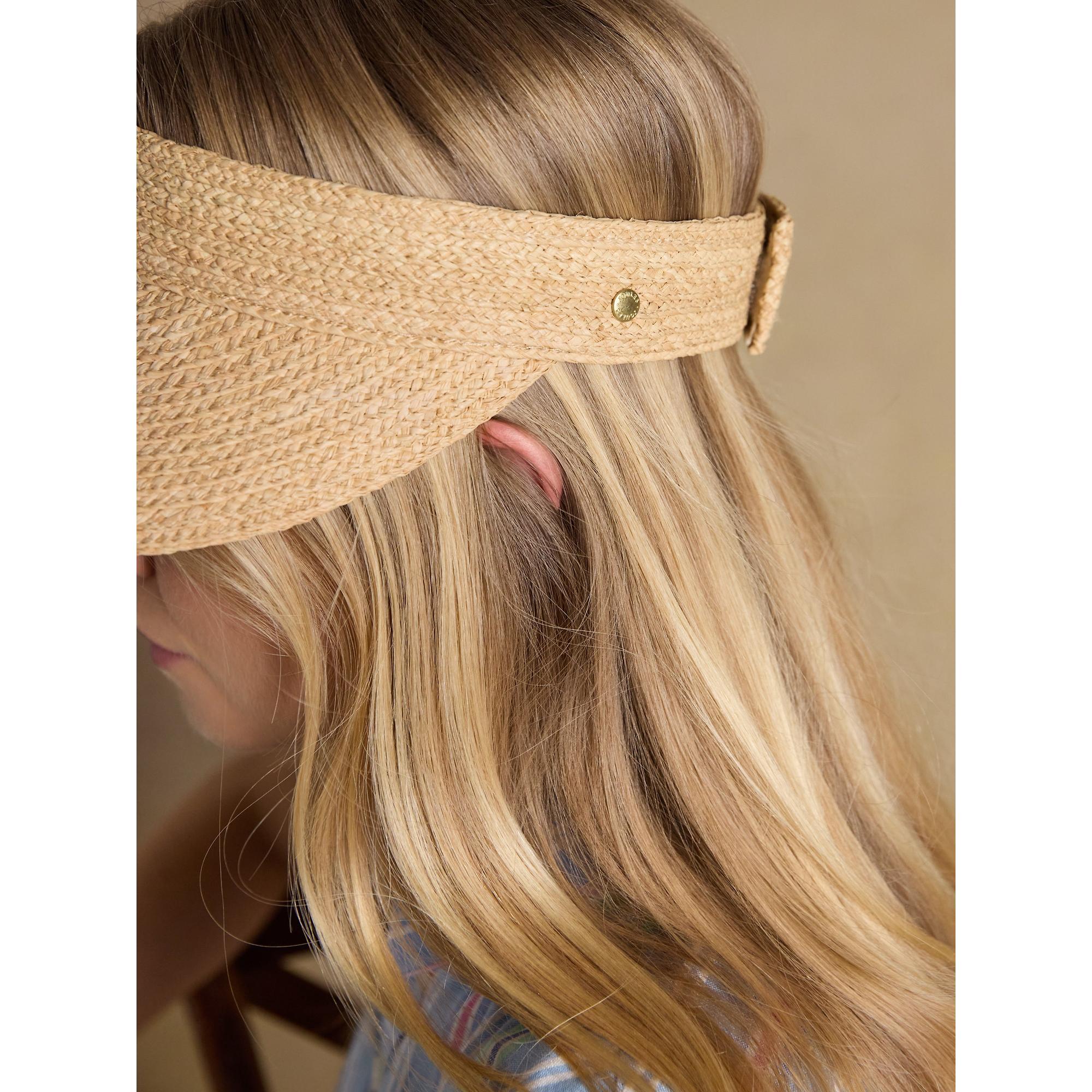 Product image 4 of 7 of Joules Women's Sunray Straw Visor - Natural
