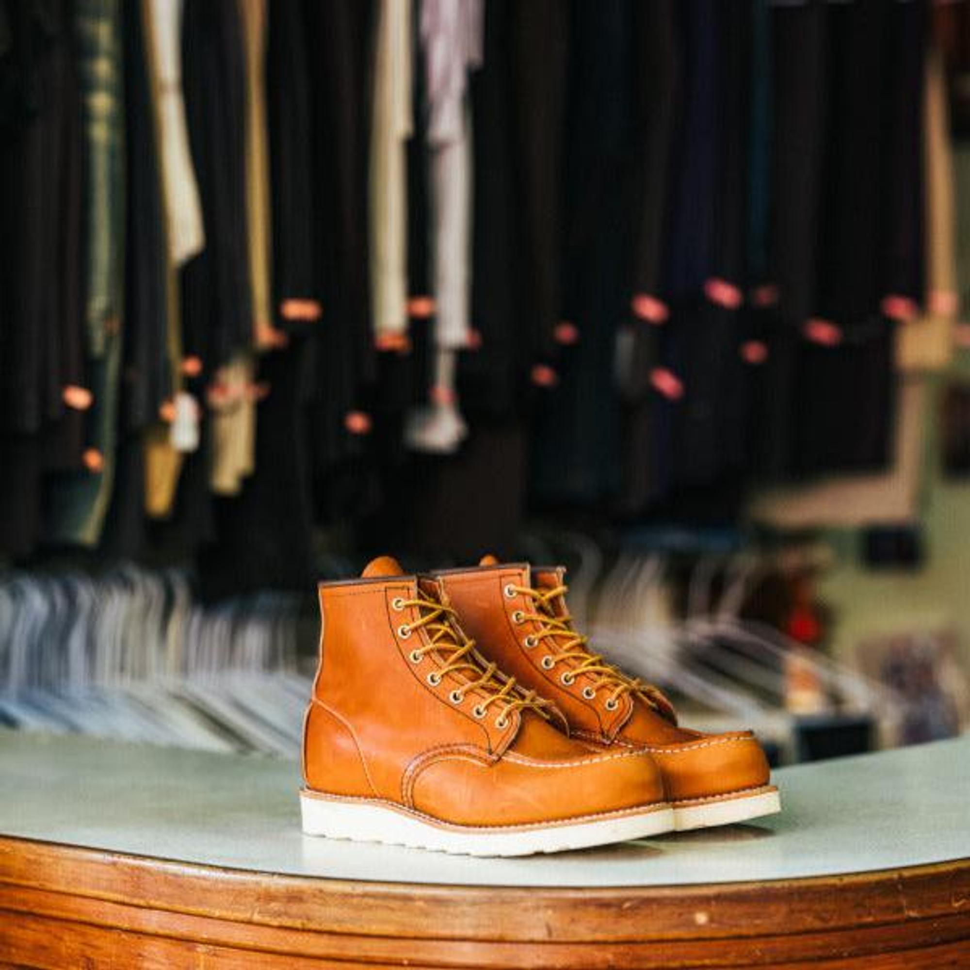 Product image 12 of 13 of Red Wing Classic Moc Toe 6" Boots - Oro Legacy Leather - Style 875