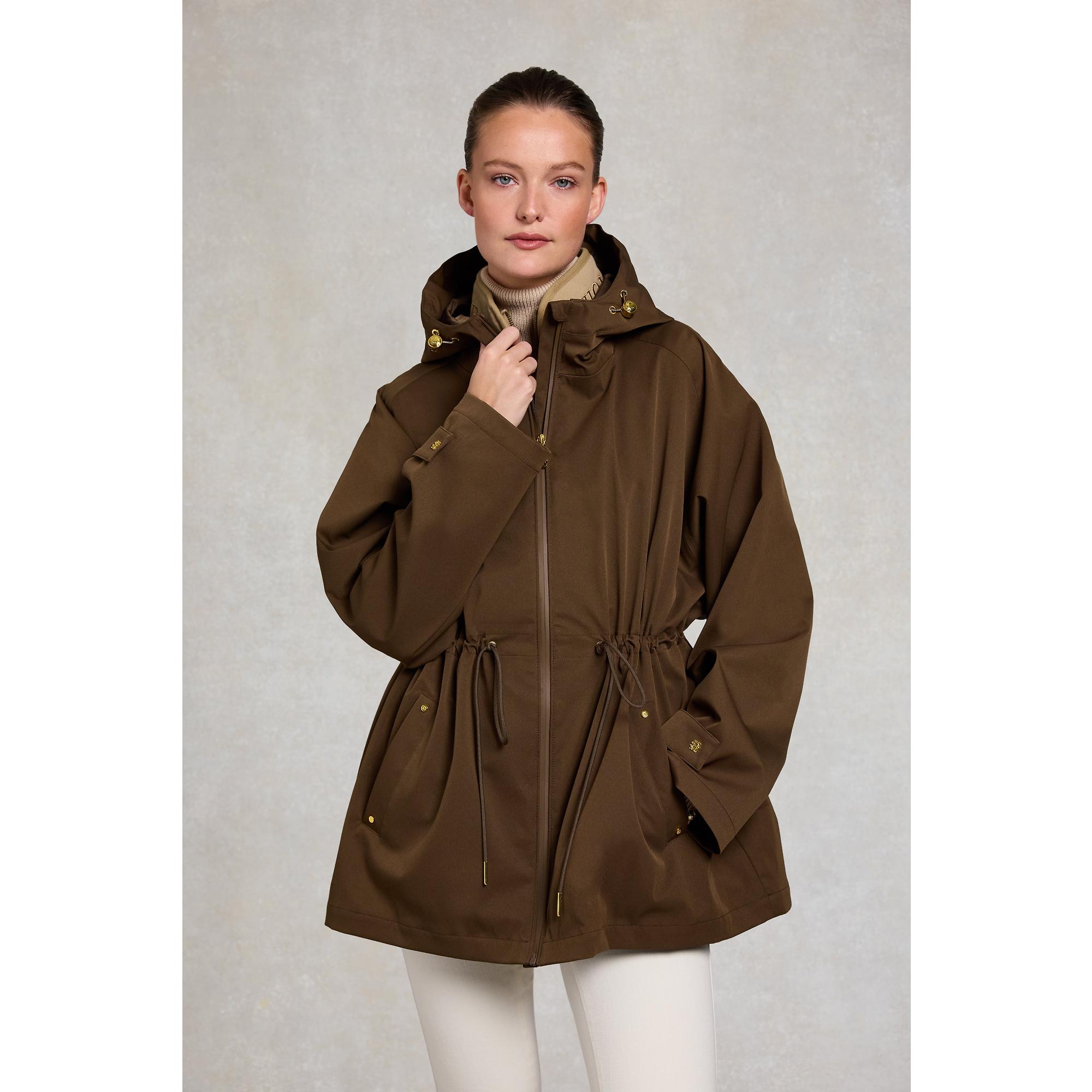 Product image 3 of 12 of Holland Cooper Women's One-Size Lightweight Waterproof Parka - Chestnut