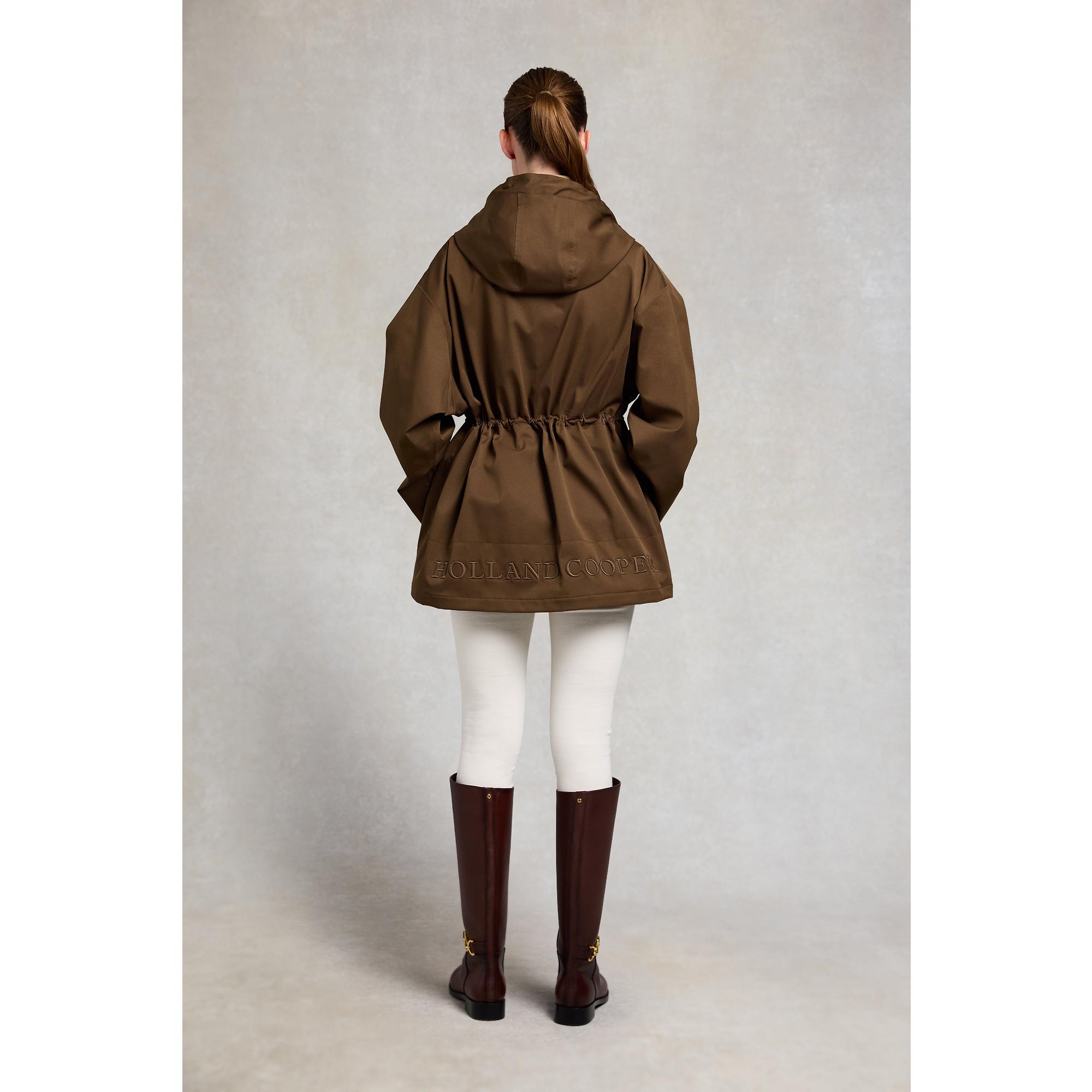 Product image 7 of 12 of Holland Cooper Women's One-Size Lightweight Waterproof Parka - Chestnut