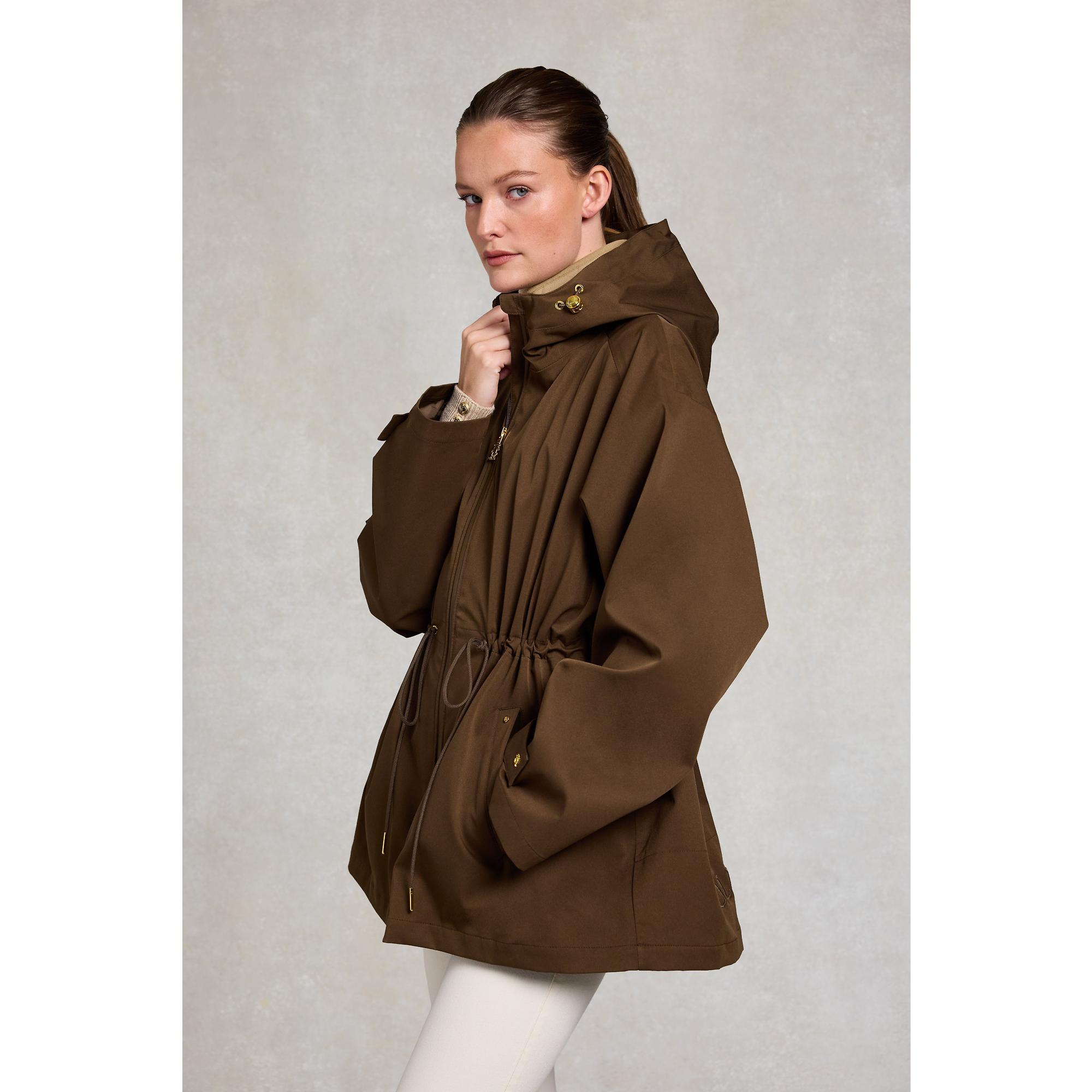 Product image 4 of 12 of Holland Cooper Women's One-Size Lightweight Waterproof Parka - Chestnut