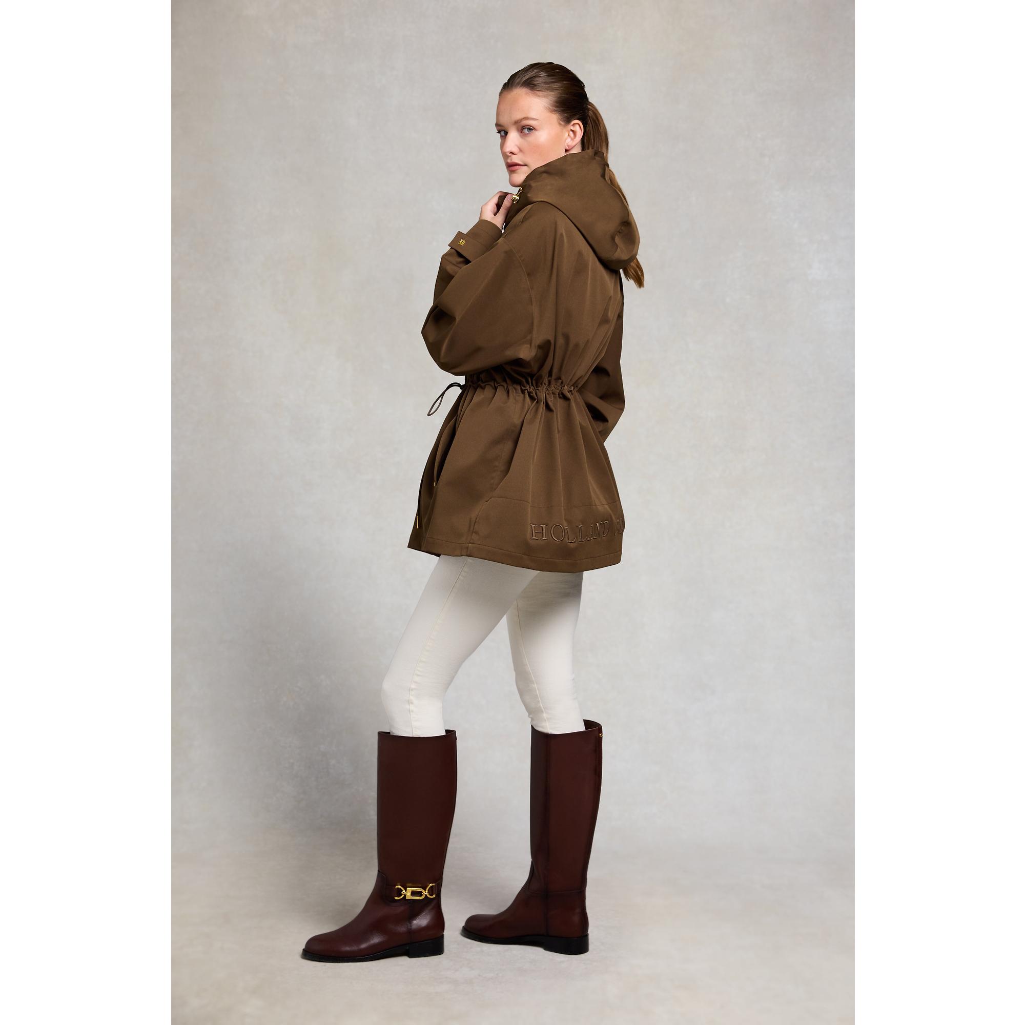 Product image 5 of 12 of Holland Cooper Women's One-Size Lightweight Waterproof Parka - Chestnut