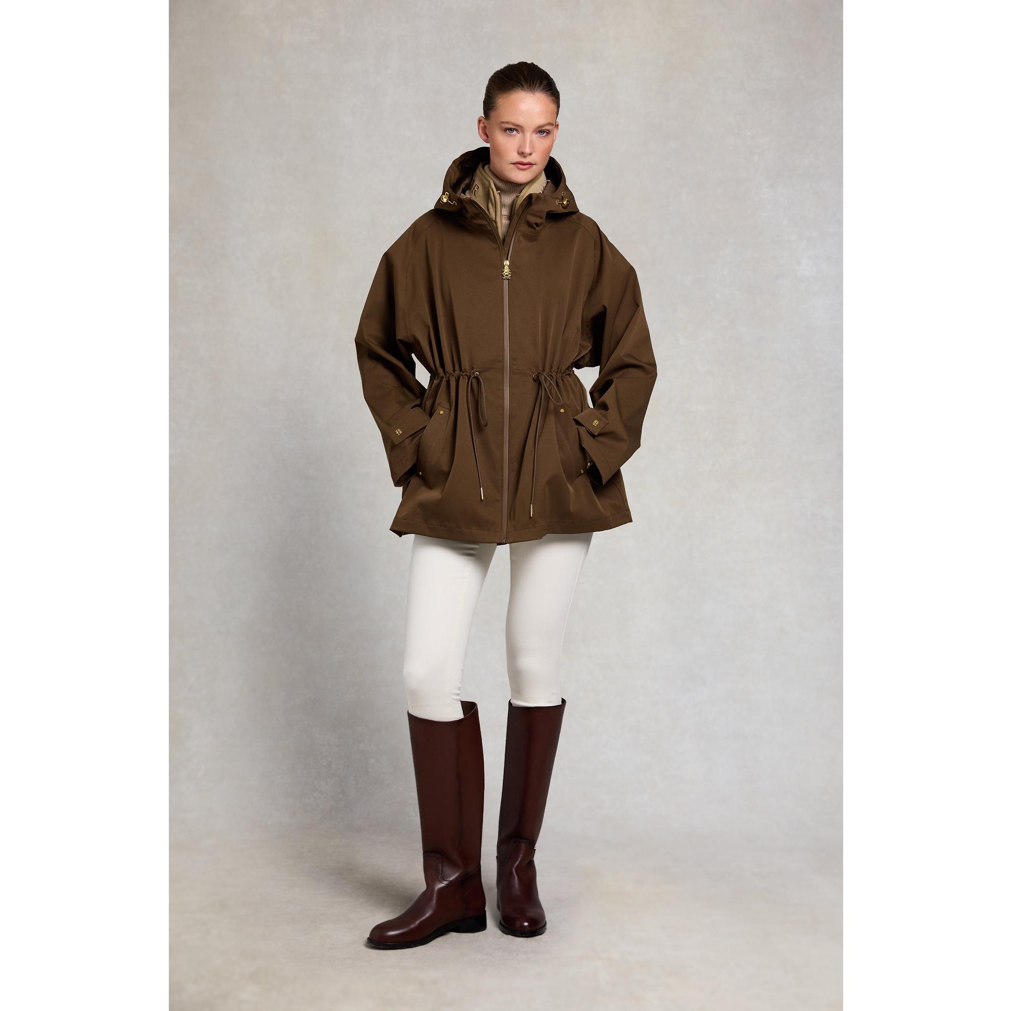 Product image 8 of 12 of Holland Cooper Women's One-Size Lightweight Waterproof Parka - Chestnut