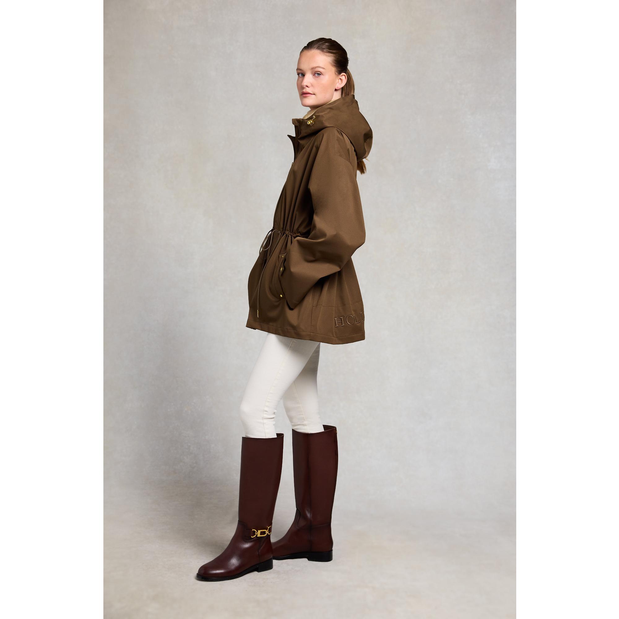 Product image 9 of 12 of Holland Cooper Women's One-Size Lightweight Waterproof Parka - Chestnut