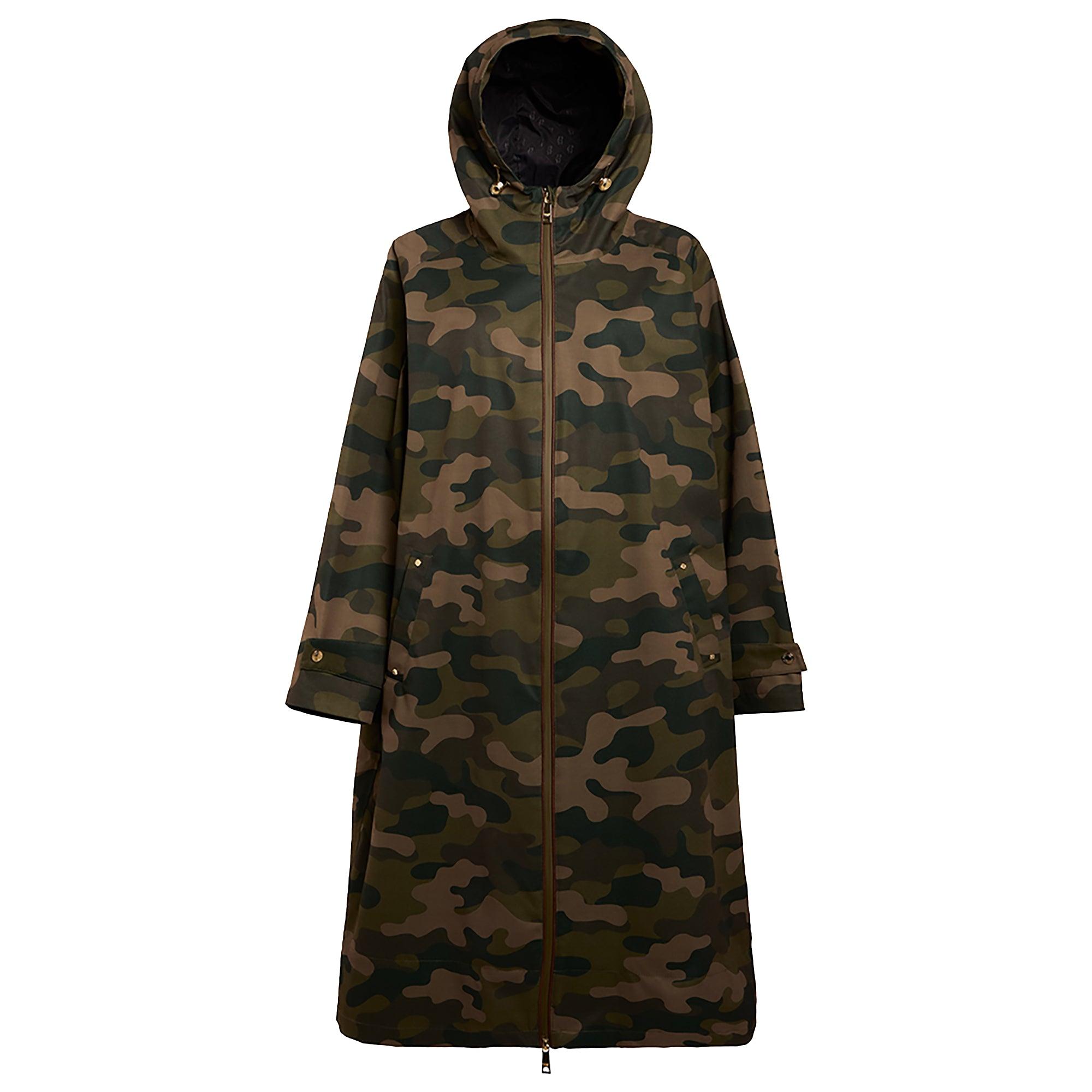 Product image 1 of 12 of Holland Cooper Women's One-Size Lightweight Waterproof Coat - Camo