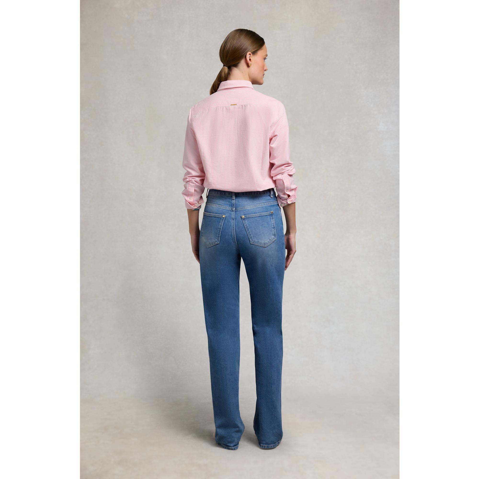 Product image 4 of 16 of Holland Cooper Women's Oxford Shirt - City Pink Stripe