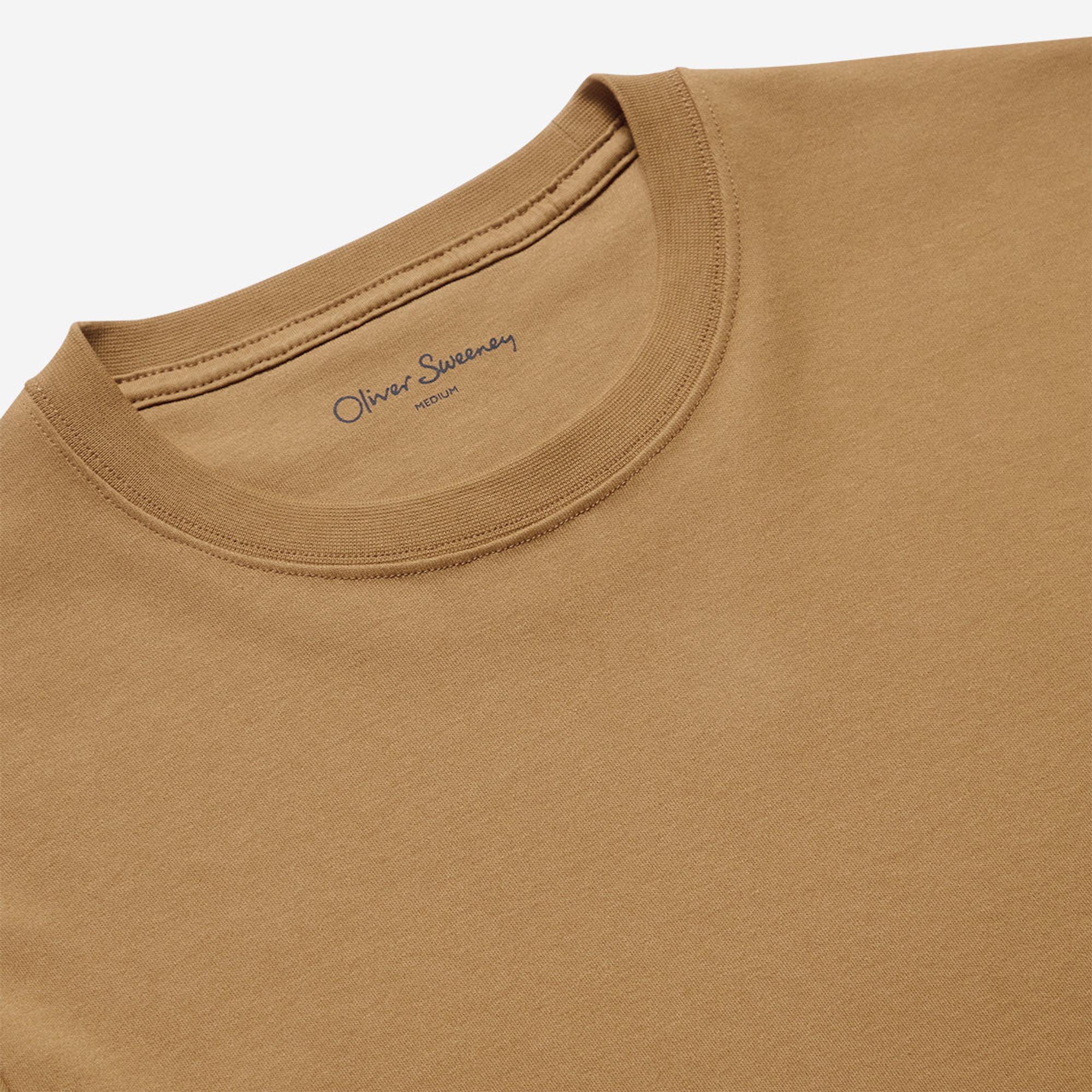 Product image 2 of 7 of Oliver Sweeney Men's Palmela Jersey Cotton T-Shirt - Camel