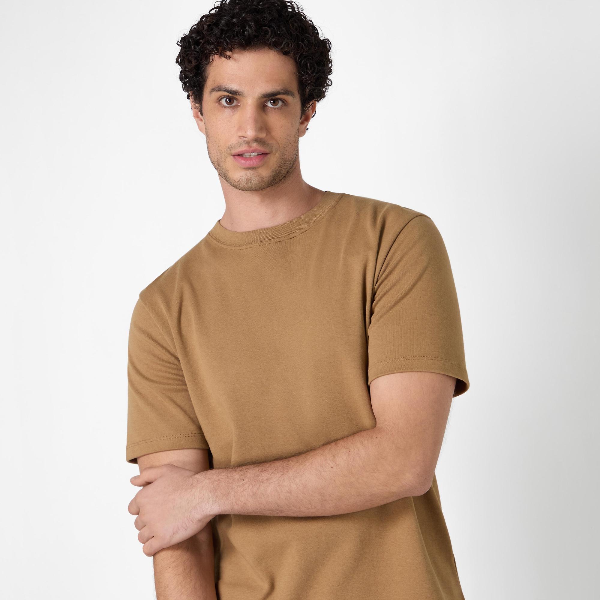 Product image 5 of 7 of Oliver Sweeney Men's Palmela Jersey Cotton T-Shirt - Camel