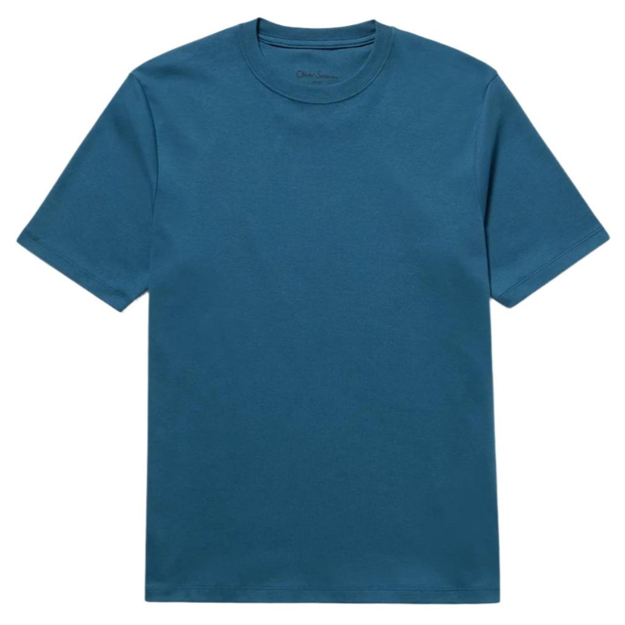 Product image 1 of 8 of Oliver Sweeney Men's Palmela Jersey Cotton T-Shirt - Petrol