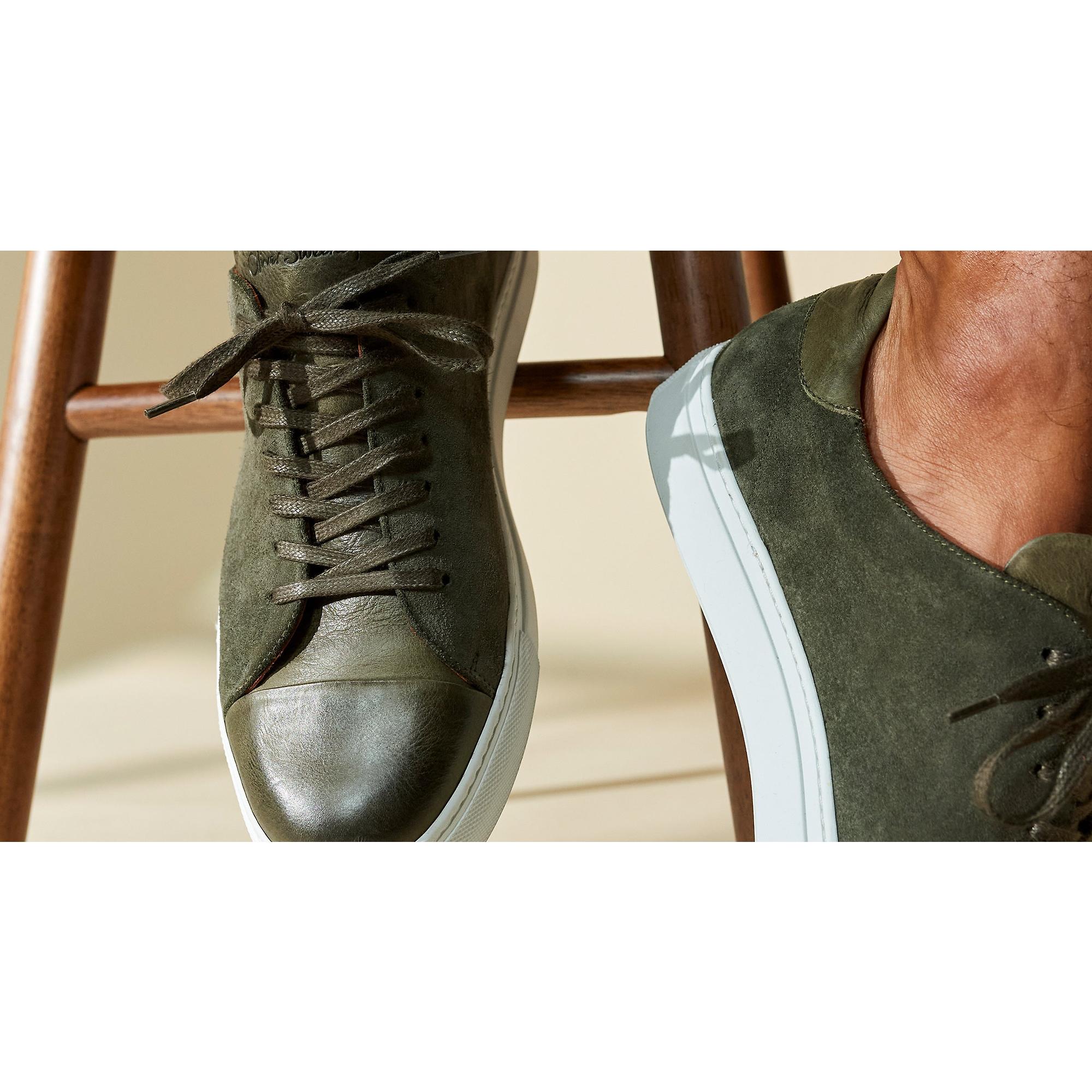Product image 6 of 10 of Oliver Sweeney Men's Ossos Contrast Trainers - Khaki