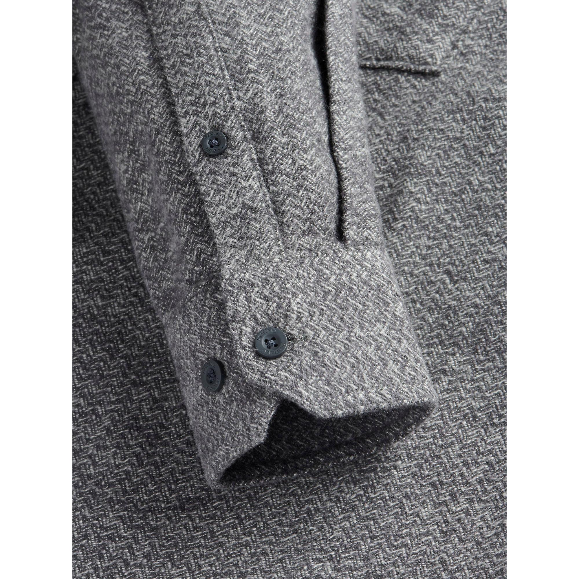 Product image 8 of 9 of Penfield Men's Brushed Textured Overshirt - Mid Grey Heather