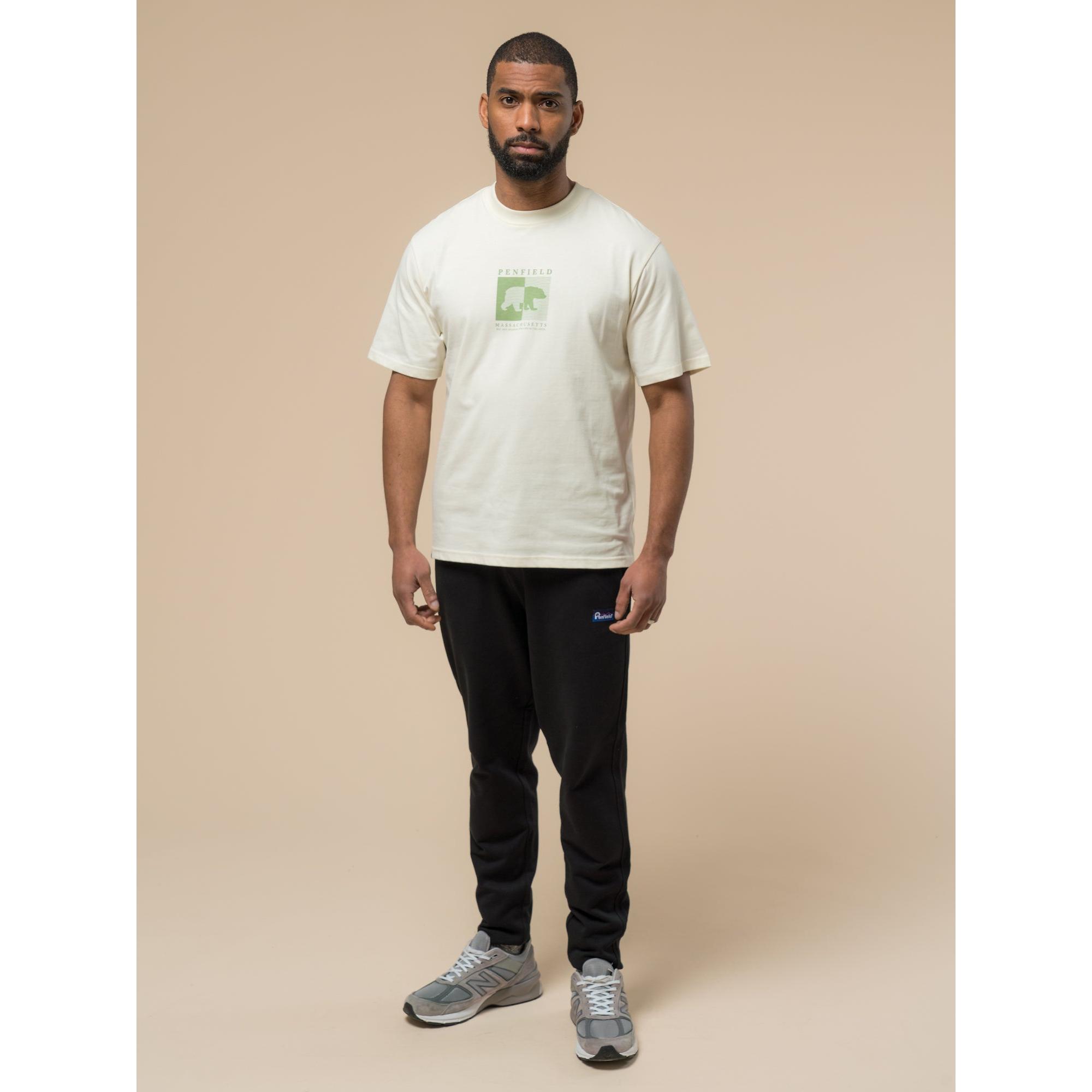 Product image 5 of 11 of Penfield Men's Contrast Stripe Bear T-Shirt - Vanilla