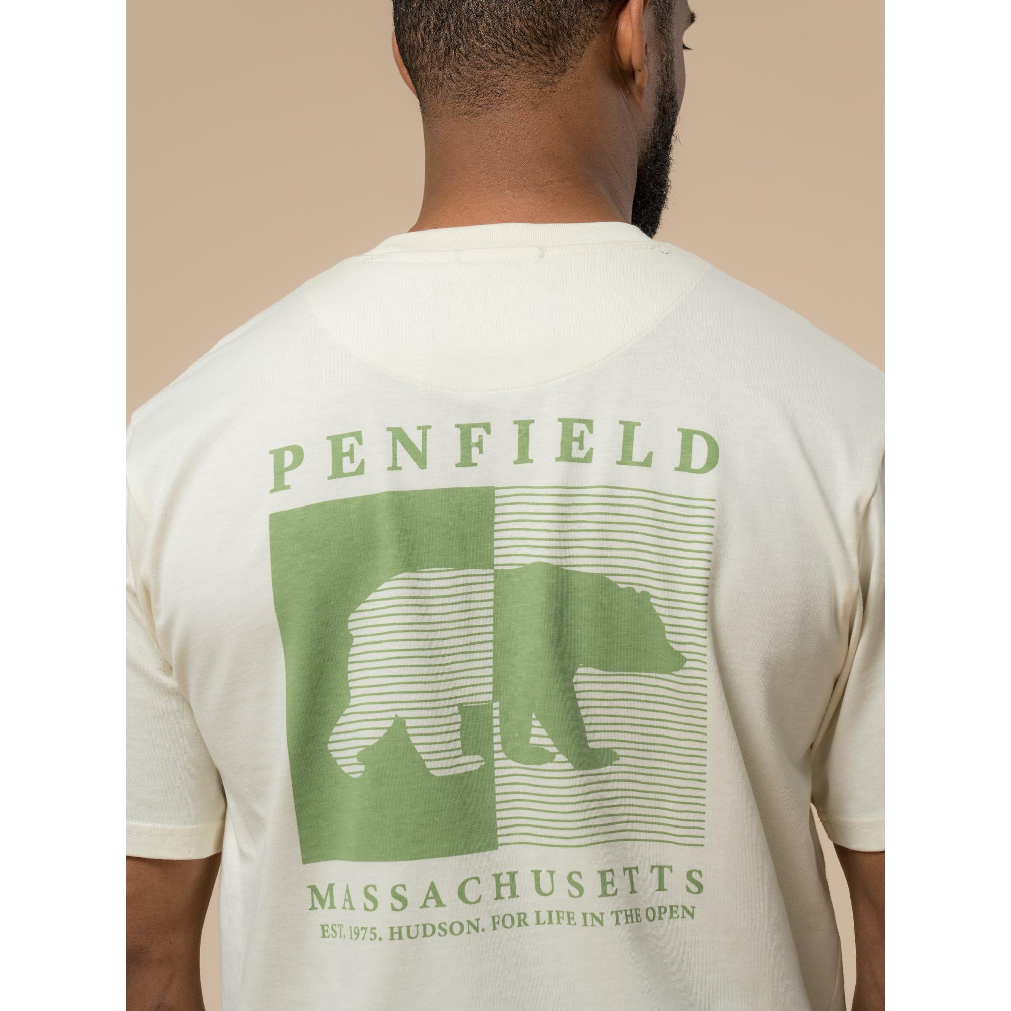 Product image 7 of 11 of Penfield Men's Contrast Stripe Bear T-Shirt - Vanilla