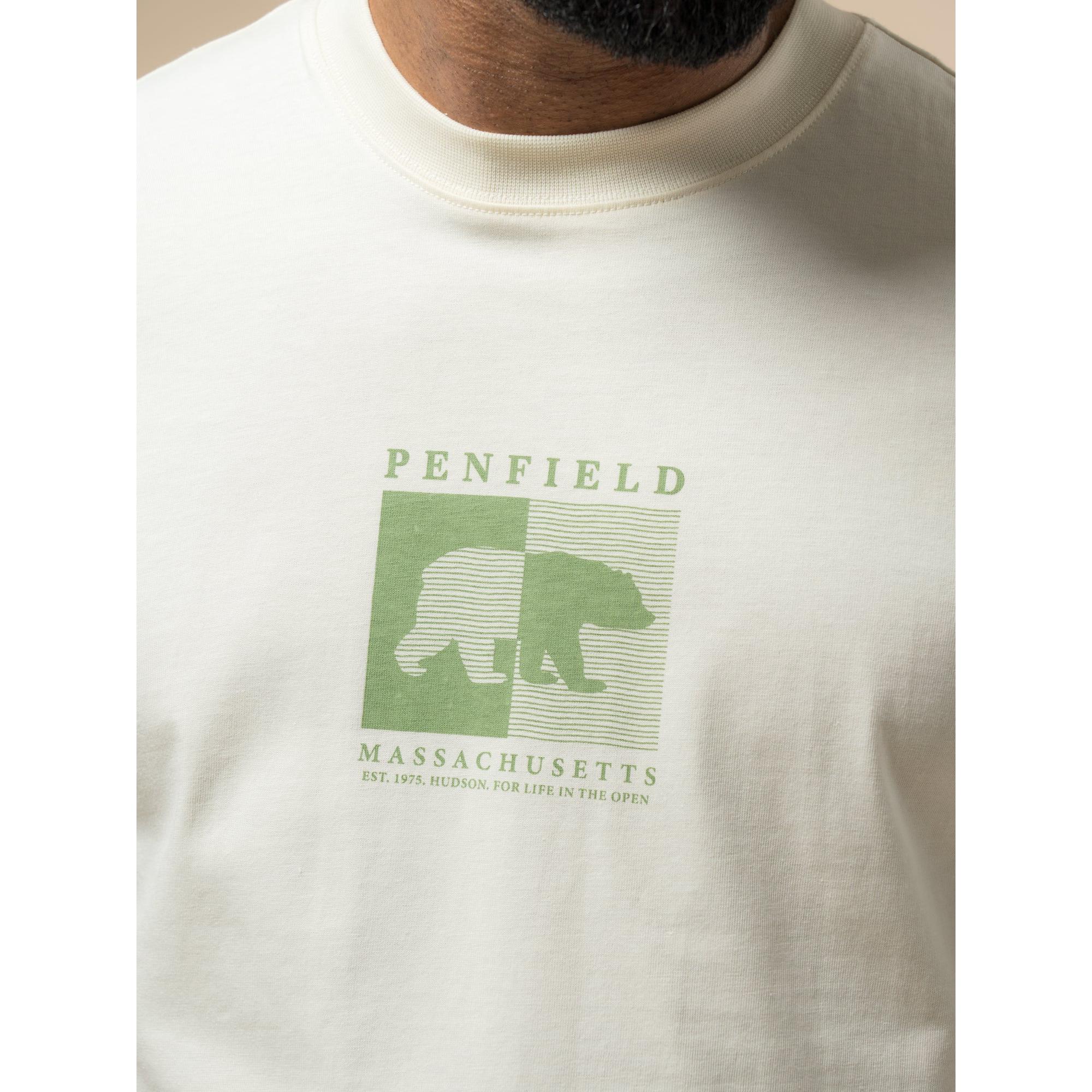 Product image 8 of 11 of Penfield Men's Contrast Stripe Bear T-Shirt - Vanilla