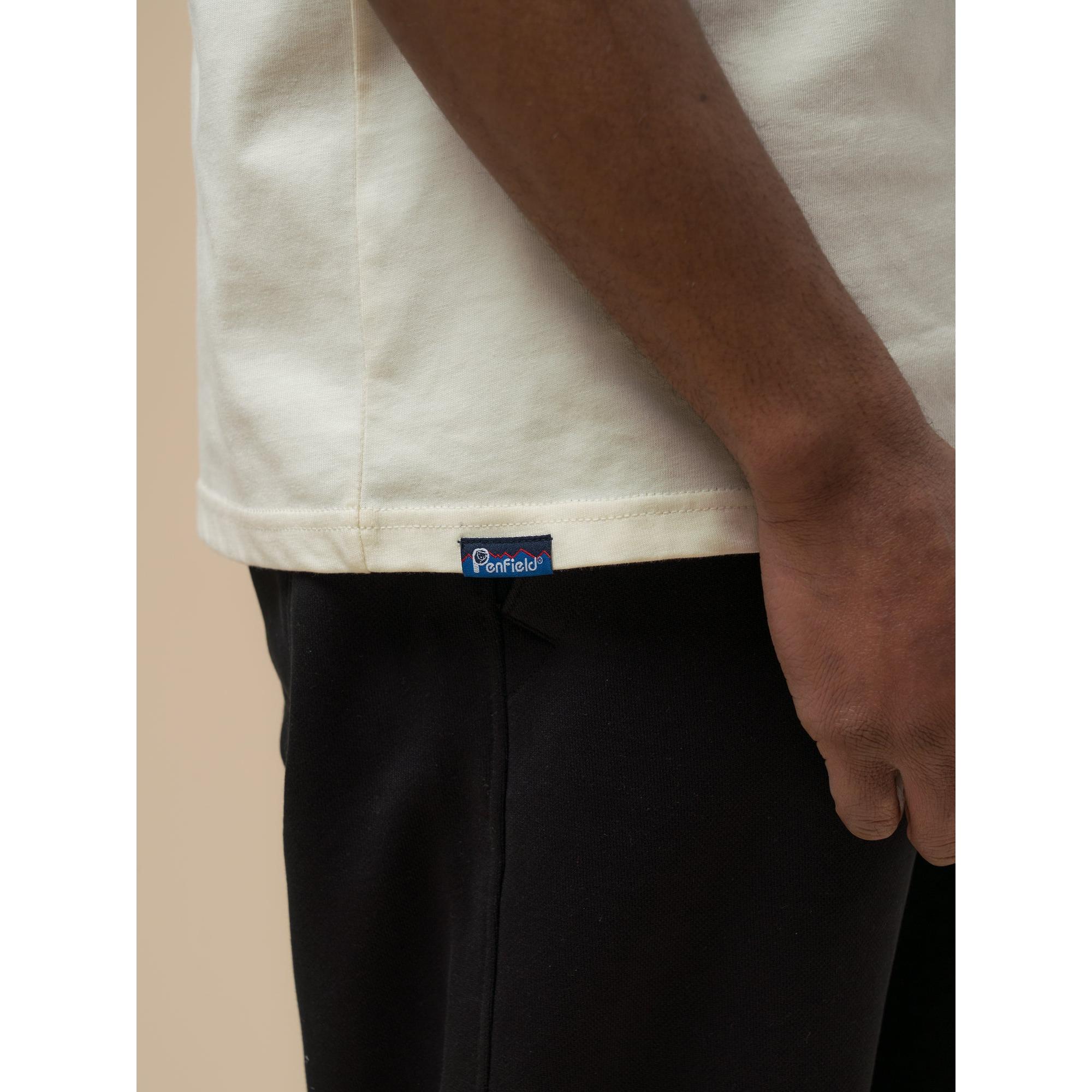 Product image 9 of 11 of Penfield Men's Contrast Stripe Bear T-Shirt - Vanilla