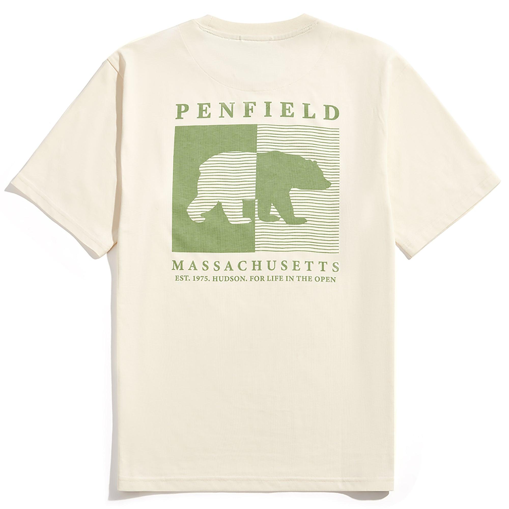 Product image 2 of 11 of Penfield Men's Contrast Stripe Bear T-Shirt - Vanilla