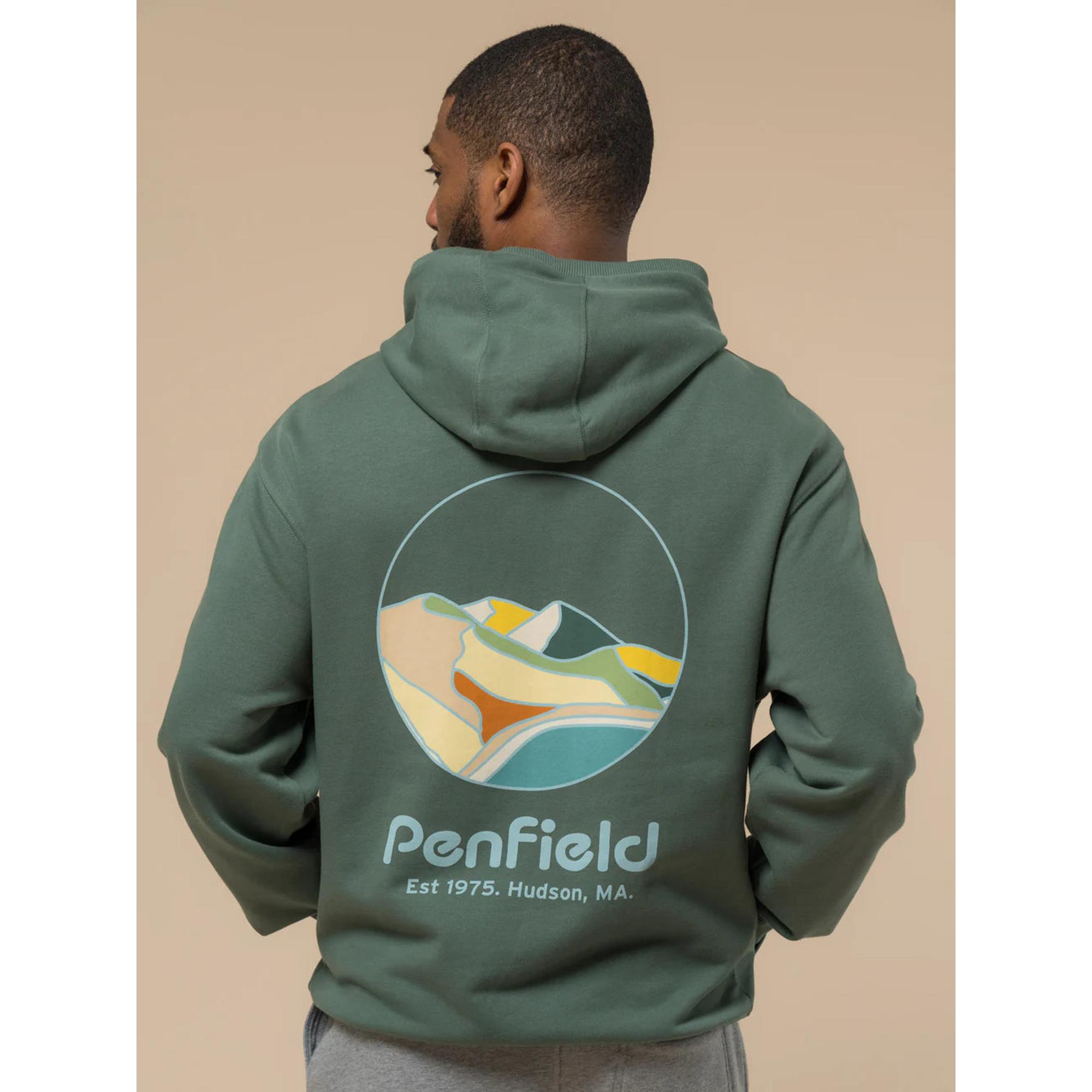 Product image 4 of 14 of Penfield Men's Circle Landscape Hoodie - Dark Forest